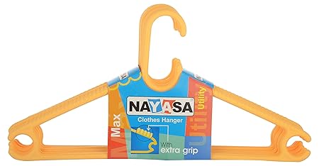 Nayasa Set of 6 Hangers, Yellow