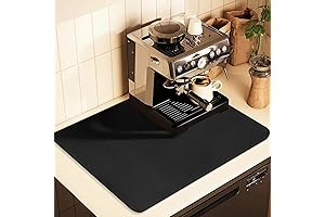 Coffee Countertop Mat:Stain-Hiding Espresso Coffee Mat