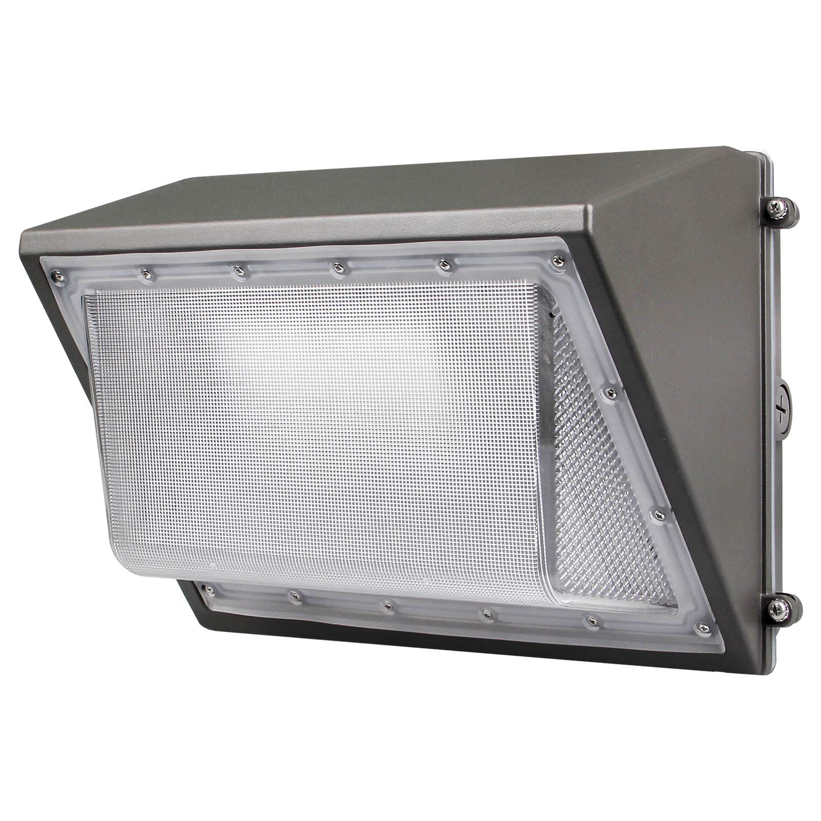 LED Wall Pack with Dusk-to-Dawn Photocell, 60W Waterproof Outdoor Commercial Lighting Fixture, 200-300W HPS/MH, 5000K 7200lm 100-277Vac ETL DLC Listed 10-Year Warranty by Kadision