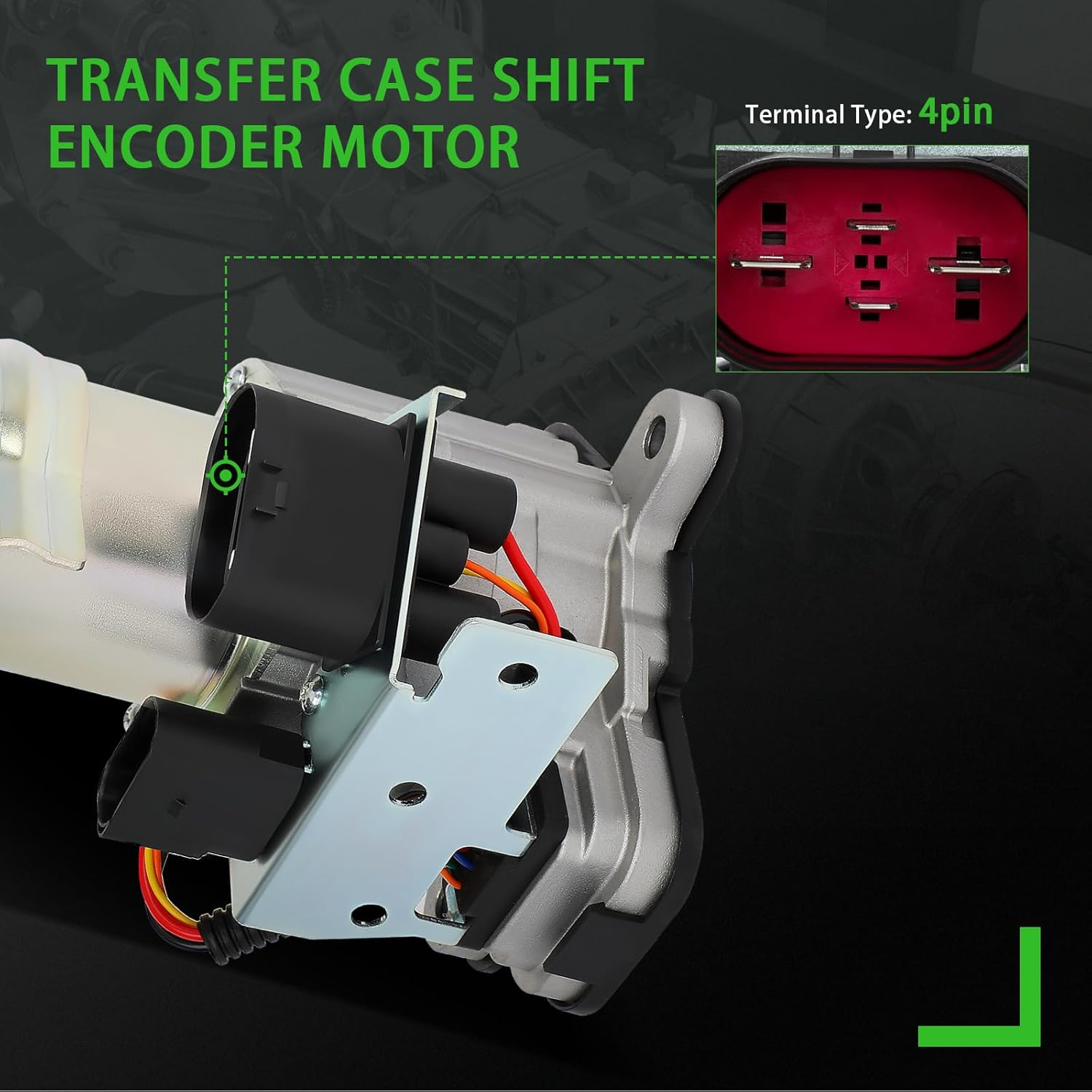 SCITOO 83-1201 4WD Transfer Case Shift Motor Actuator for 2003-2006 2008-2010 For Porsche Cayenne,2004-2016 For Volkswagen Touareg