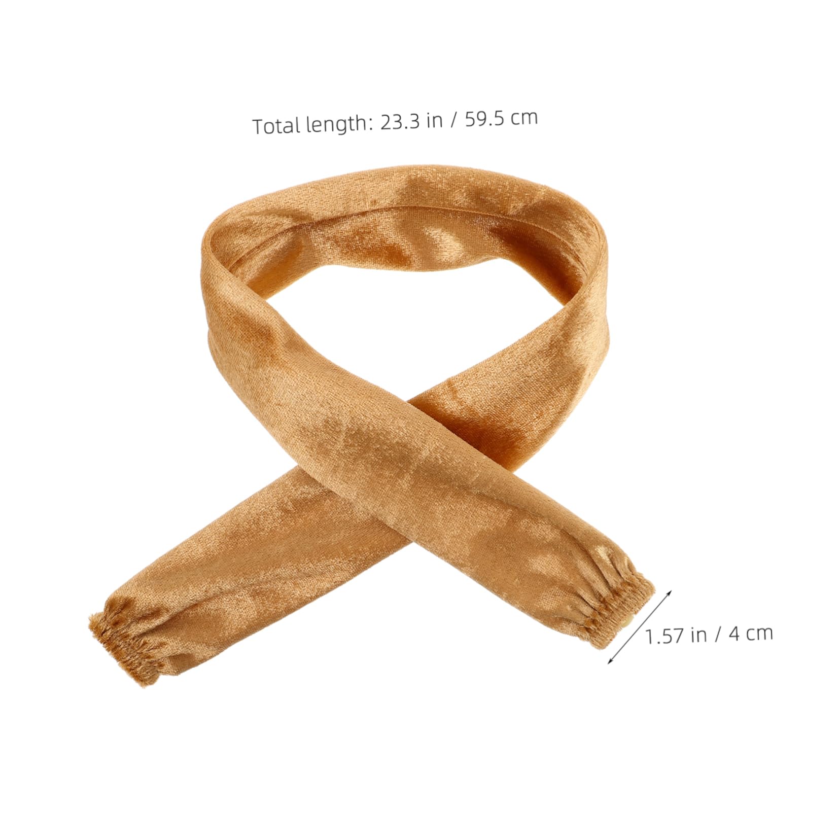 Ciieeo Decorative Velvet Lamp Cord Cover Side Zipper Protective Easy Clean Chandelier Chain Cover for Living Room