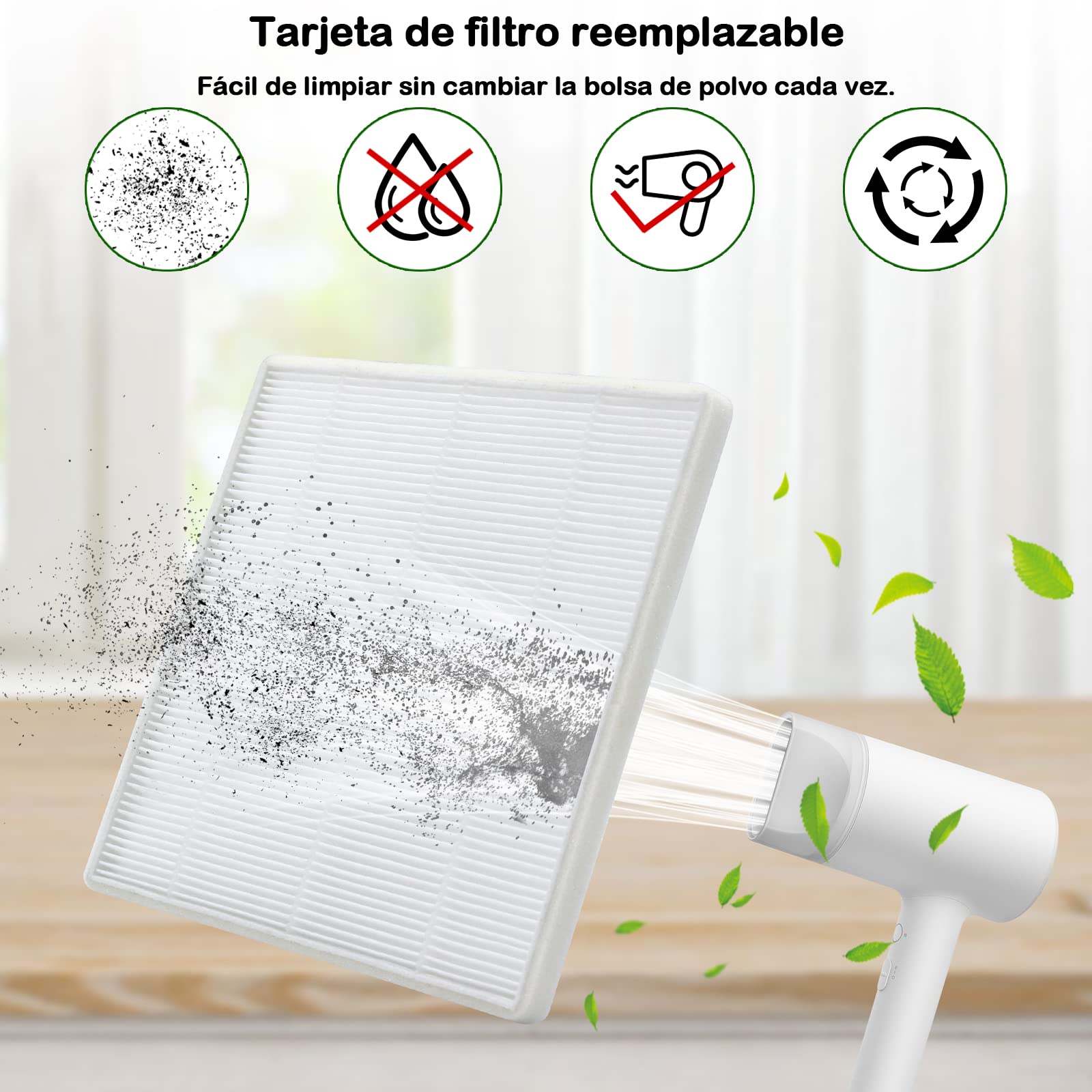 Aspirador Uñas Profesional de Escritorio para Pedicura y Manicura,con Lámparas de Uñas y LED,Velocidad Ajustable,sin Necesidad de Bolsas de Polvo