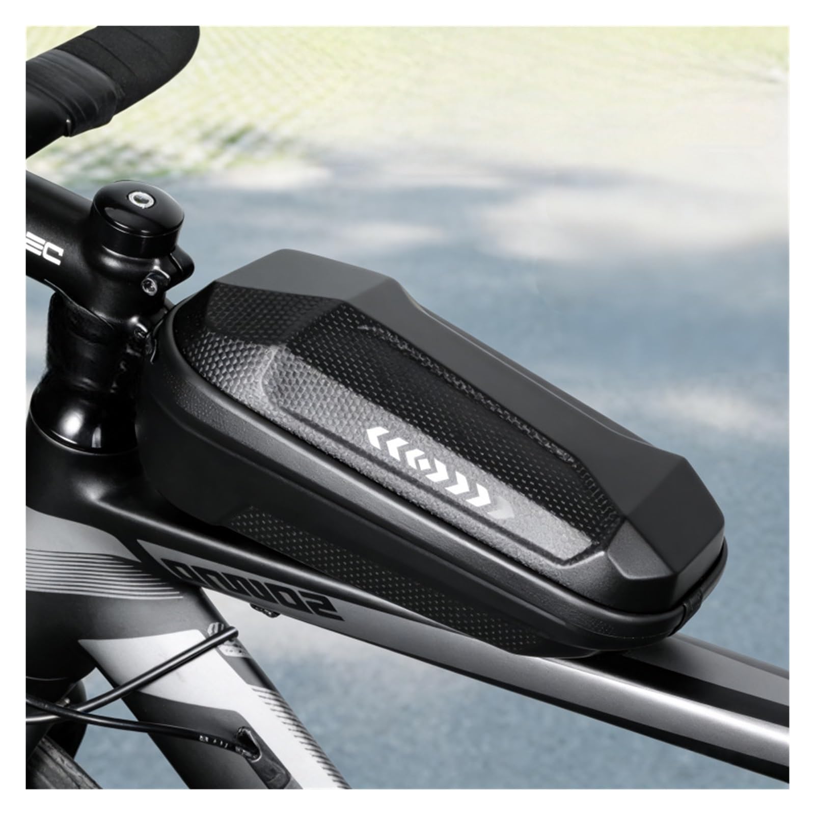Borsa for testa anteriore for bicicletta a sgancio rapido EVA da 1 pezzo | Conserva articoli for giri in bicicletta e scooter elettrici.(M)