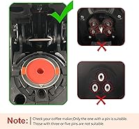 Vista 2 de K Cups reutilizables para Keurig, cápsulas de café reutilizables compatibles con la cafetera de taza única Keurig 1.0 y 2.0, K Cup de acero