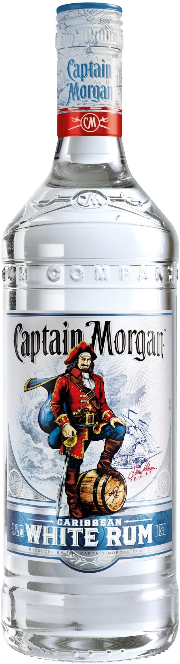 Captain Morgan White Rum, 1 litre