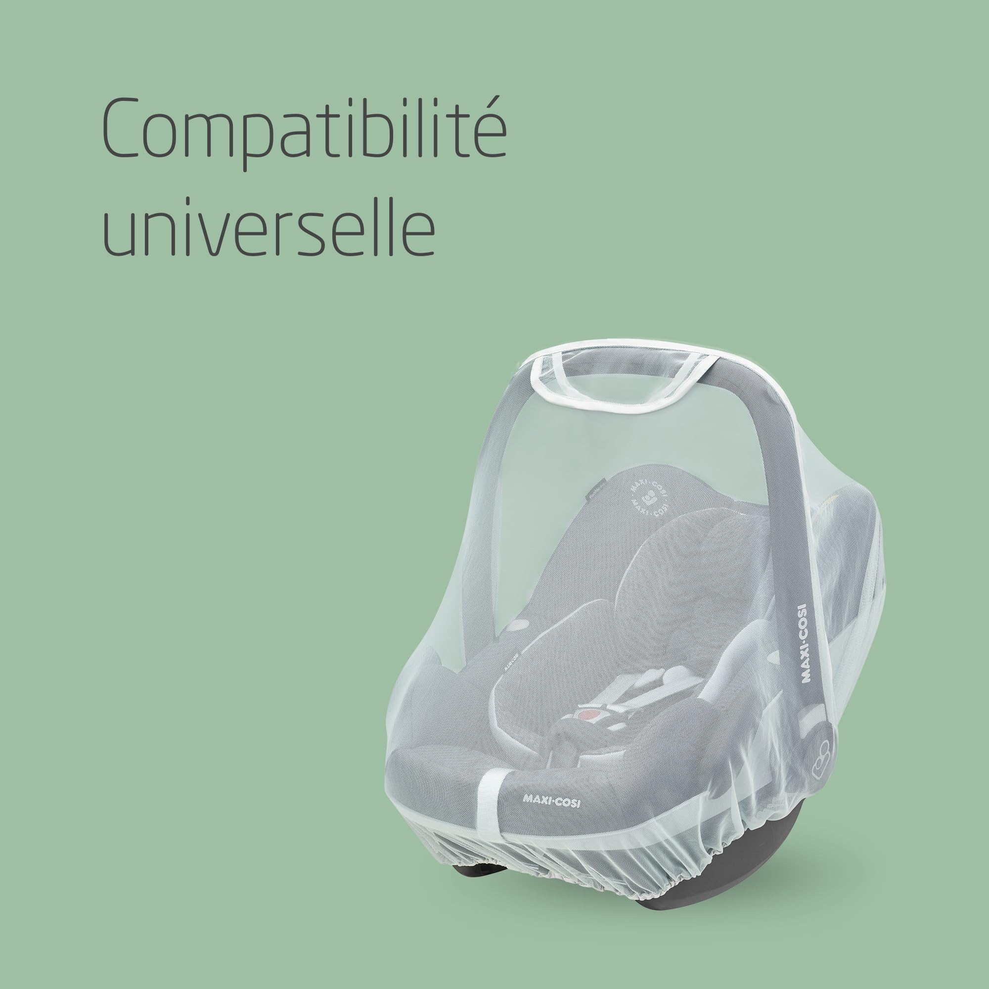 Maxi-Cosi Baby Car Seat Mosquito Net Car Seat Mosquito Net Improved Ventilation Mesh Universal Fit Maxi-Cosi Baby Car Seats Mosquitoes Bees and Insects Baby Products