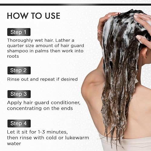 Miniatura 5 de MOEHAIR Champú y acondicionador Hair Guard para la caída del cabello  Champú y acondicionador para el crecimiento del cabello para mujeres y hombres