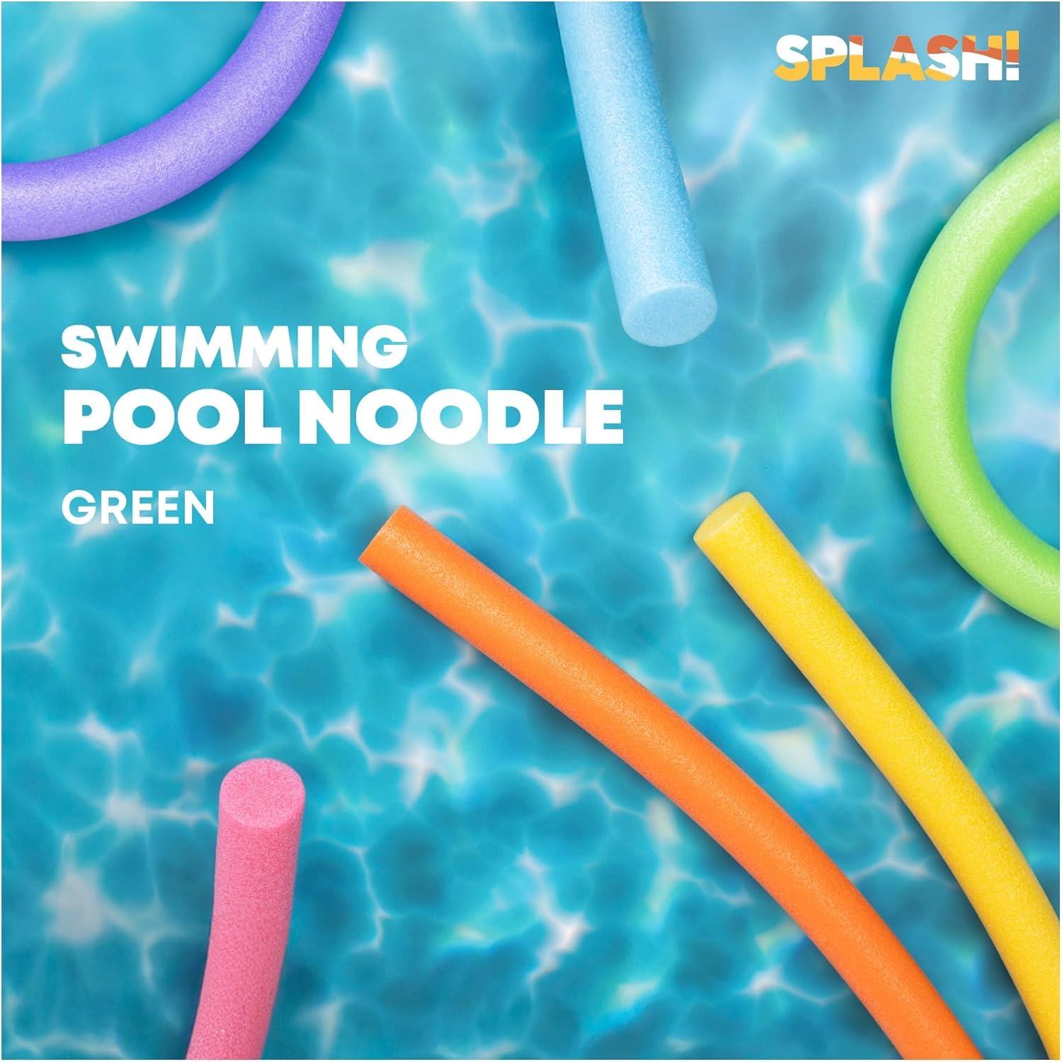 Schwimmbad-Nudeln, flexible Schaumstoff-Schwimmhilfen für Erwachsene und Kinder, Mehrzweck-Schwimmtraining und lustige schwimmende Nudeln für Pools, 9 Stück