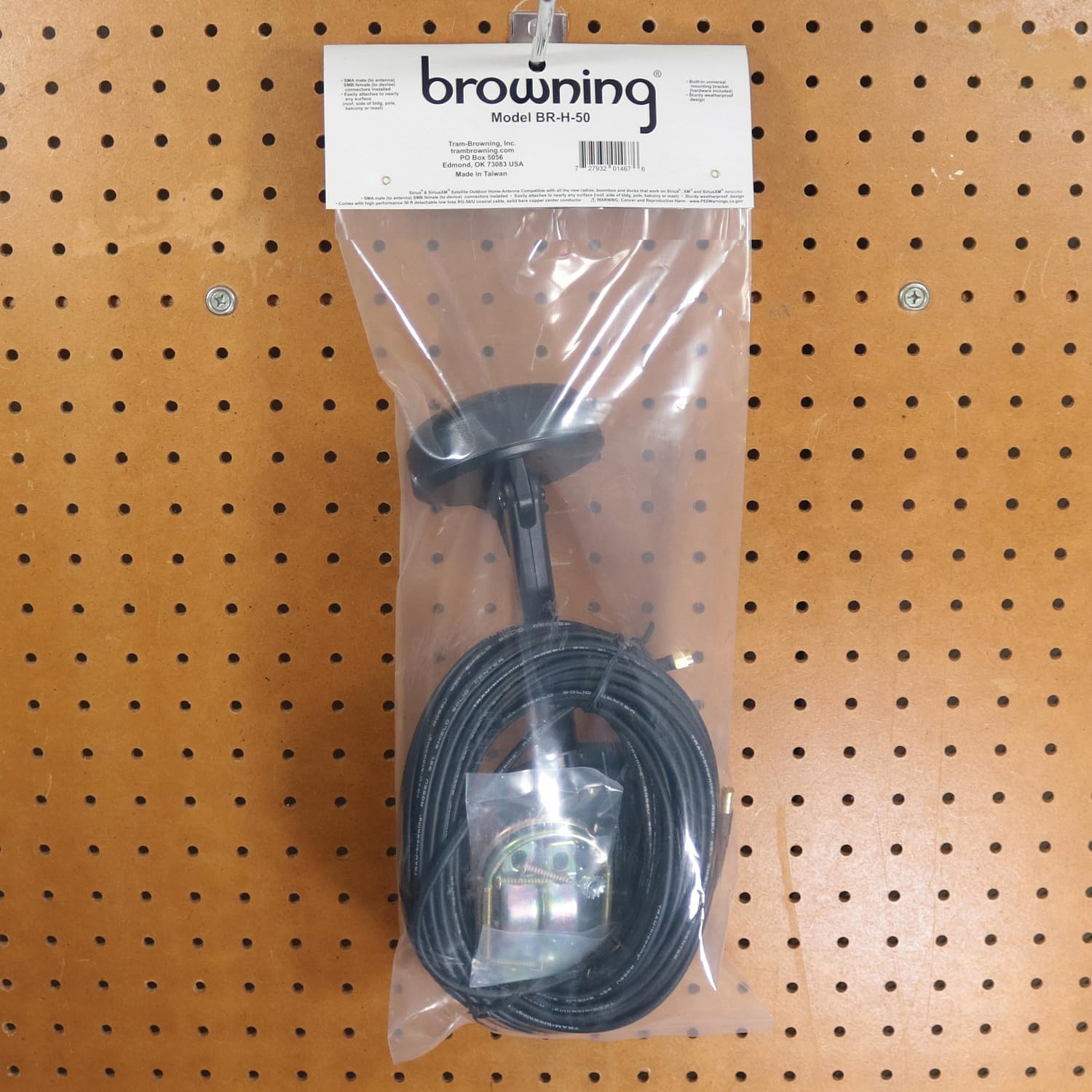 Browning BR-H-50 Sirius & SiriusXM Outdoor Home Antenna,Black