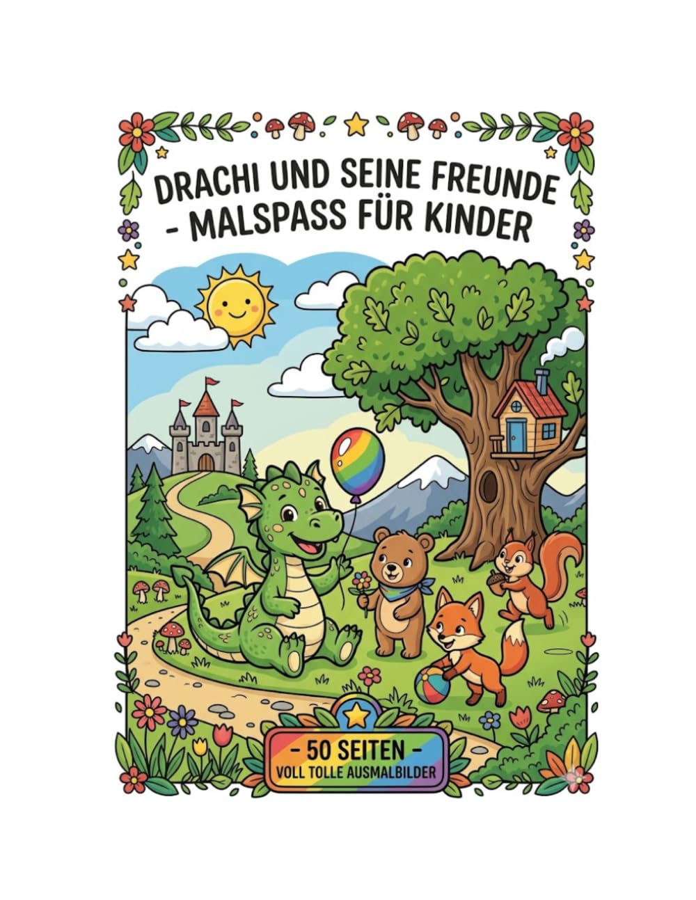 Drachis Malspaß - Abenteuer Malbuch mit Drachi