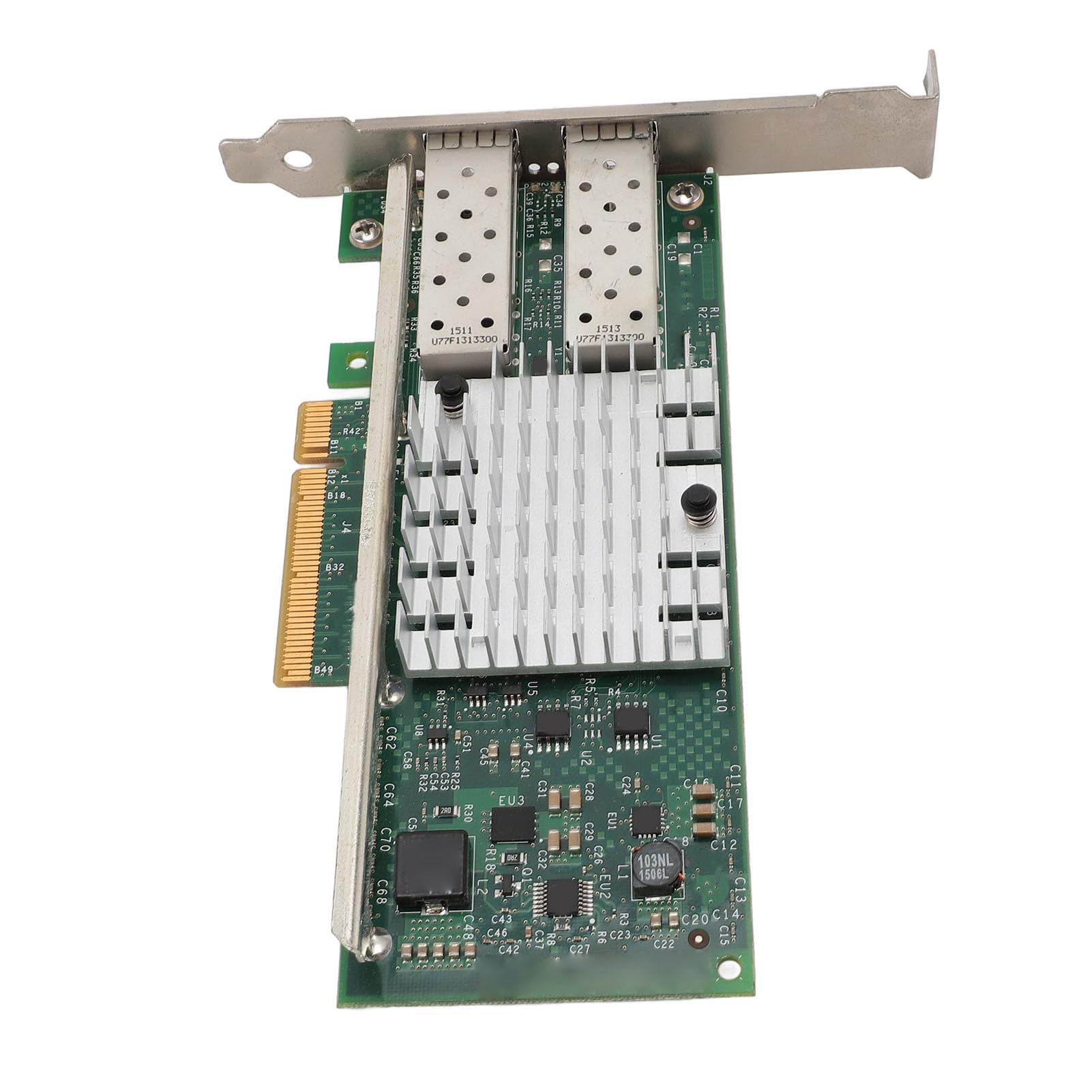 Cocoarm 10Gb SFP+ Karta Sieciowa PCIE, Dwuportowy Adapter Serwerowy z Interfejsem PCI Express X8, do Obliczeń o Wysokiej Wydajności w Danych