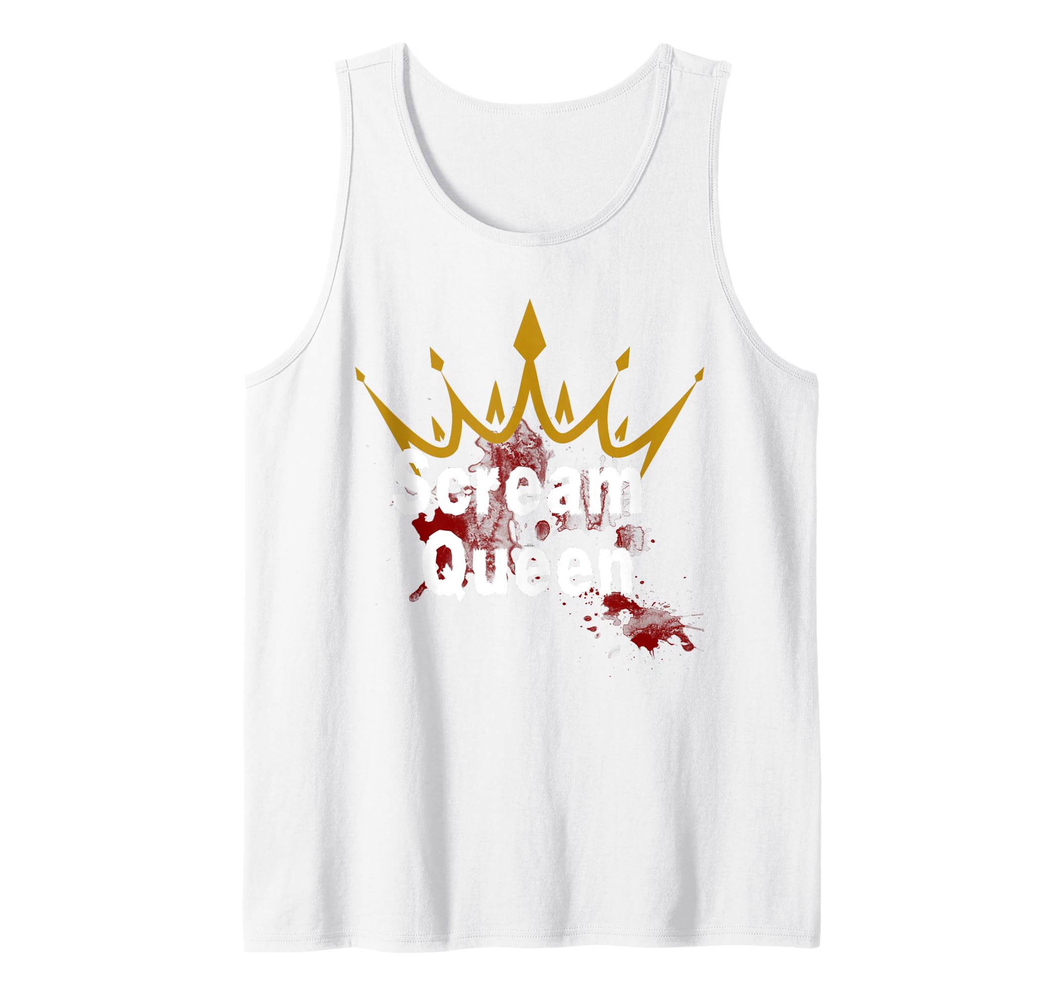 Halloween Scream - Queen Crown Spooky Tank Top