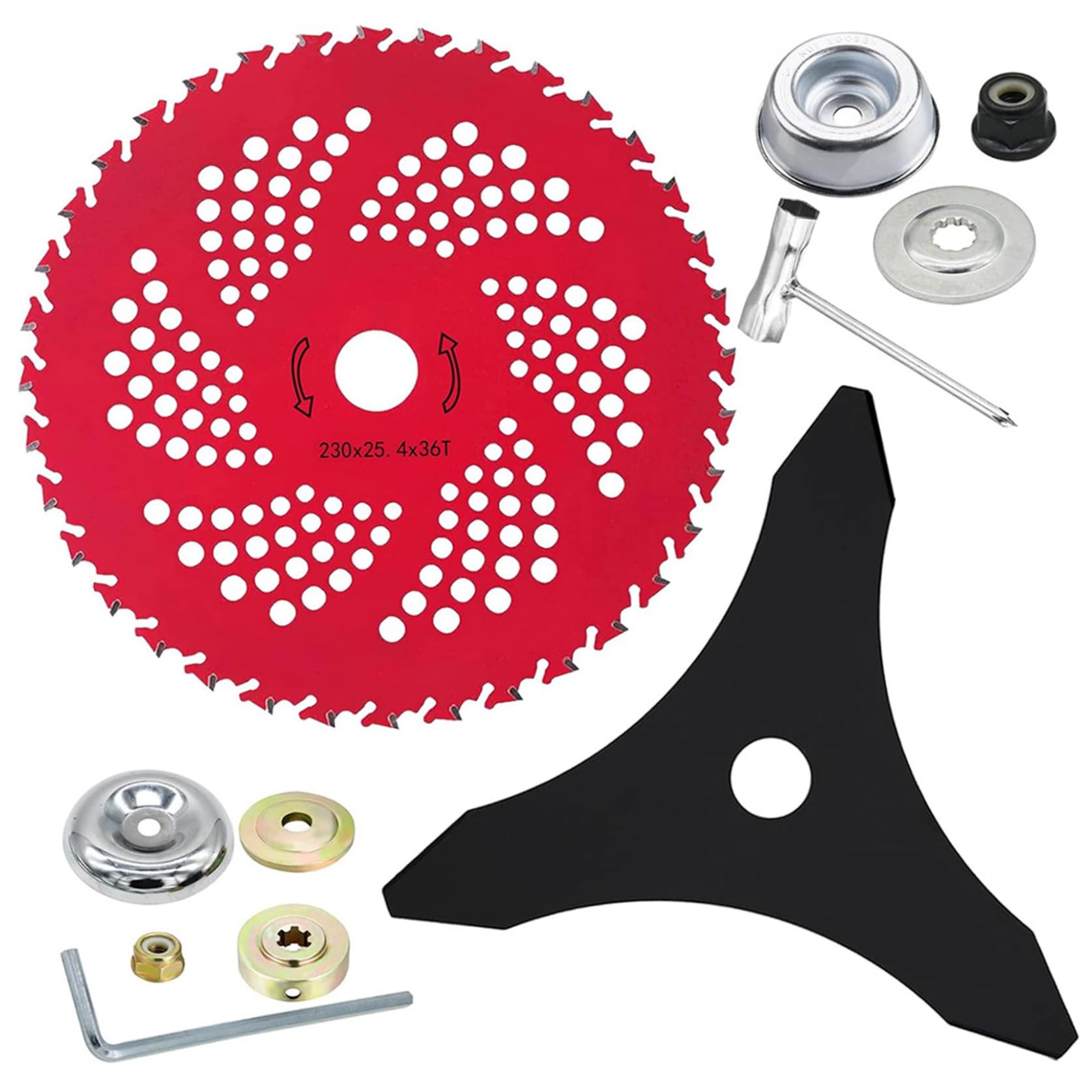 Lame de wacker 36 dents pour entretenir les grands terrains