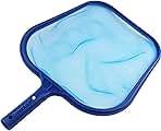 Sunnyglade Swimming Pool Cleaner Supplies/Professional Heavy Duty Pool Leaf Rake Fine Mesh Frame Net/Cleaning Leaf Skim Net (1, Blue)