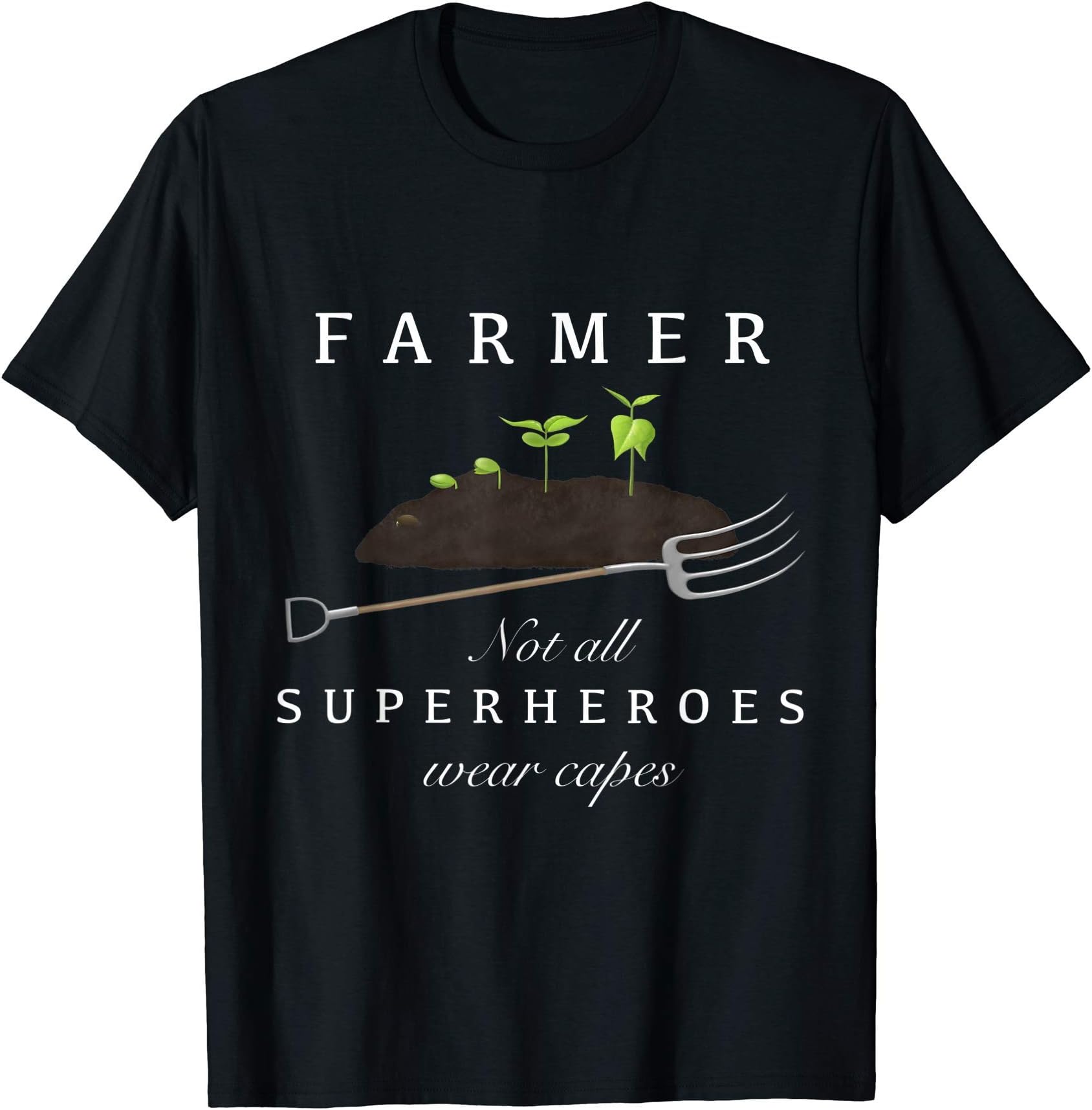 Farmer superhero (D010-0256A) T-Shirt