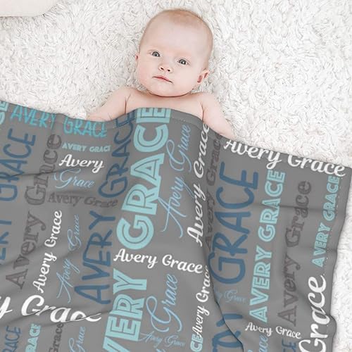 Miniatura 13 de Manta personalizada para bebés, niñas y niños, mantas de bebé personalizadas con nombre, mantas personalizadas para niños, manta de bebé