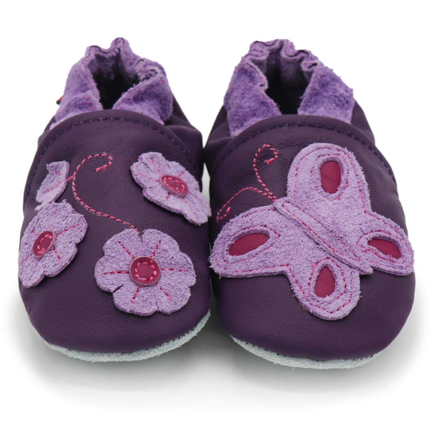 Carozoo Weiche Sohle Leder Babyschuhe Krabbelschuhe Lauflernschuhe Krippe Enfants Hausschuhe Neugeborene