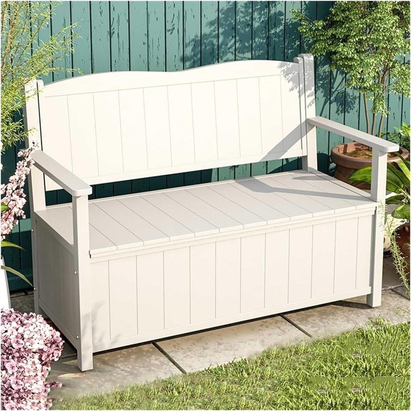 Benches 47.2 "Outdoor Garden Bench, Patio Bench with