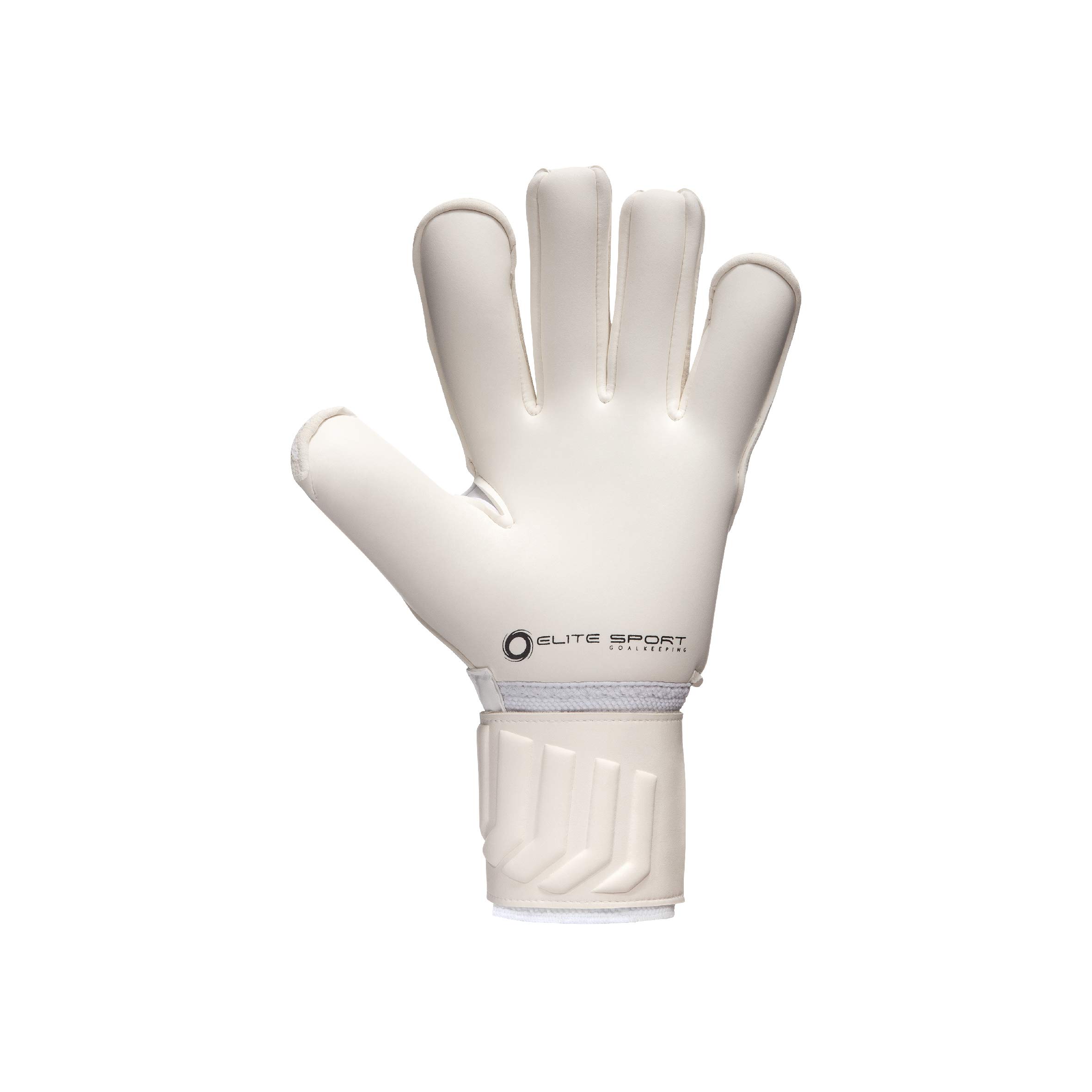 Elite Sports Goalkeeper Gloves with Double Wrapped Thumb and Durable Latex. Reinforced Backing Foam on the Shock Zone with AVM Fabric and 4 Removable Finger Protectors for Extra Finger Support - Image 2
