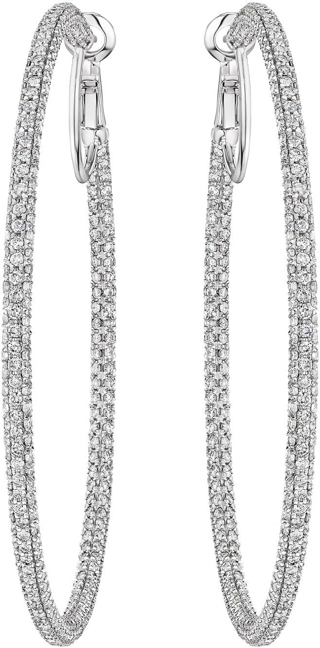 Leviev Starlit Symphony 18K White Gold Diamond Earrings 4.5 CT