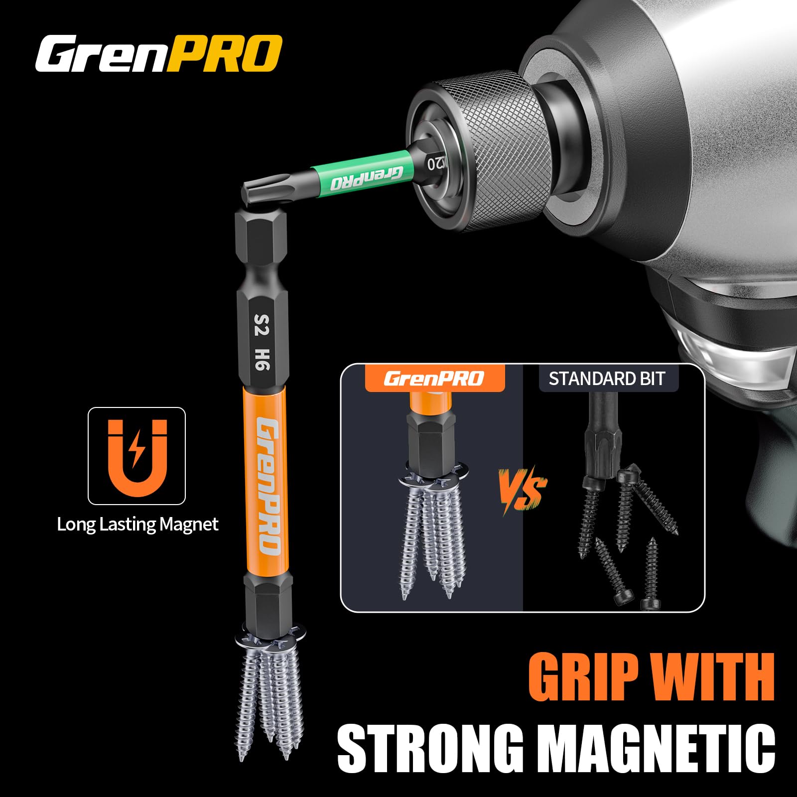 GRENPRO Impact Driver Bit Set - 33 Pcs -8 GRENPRO Impact Driver Bit Set - 33 Pcs -8