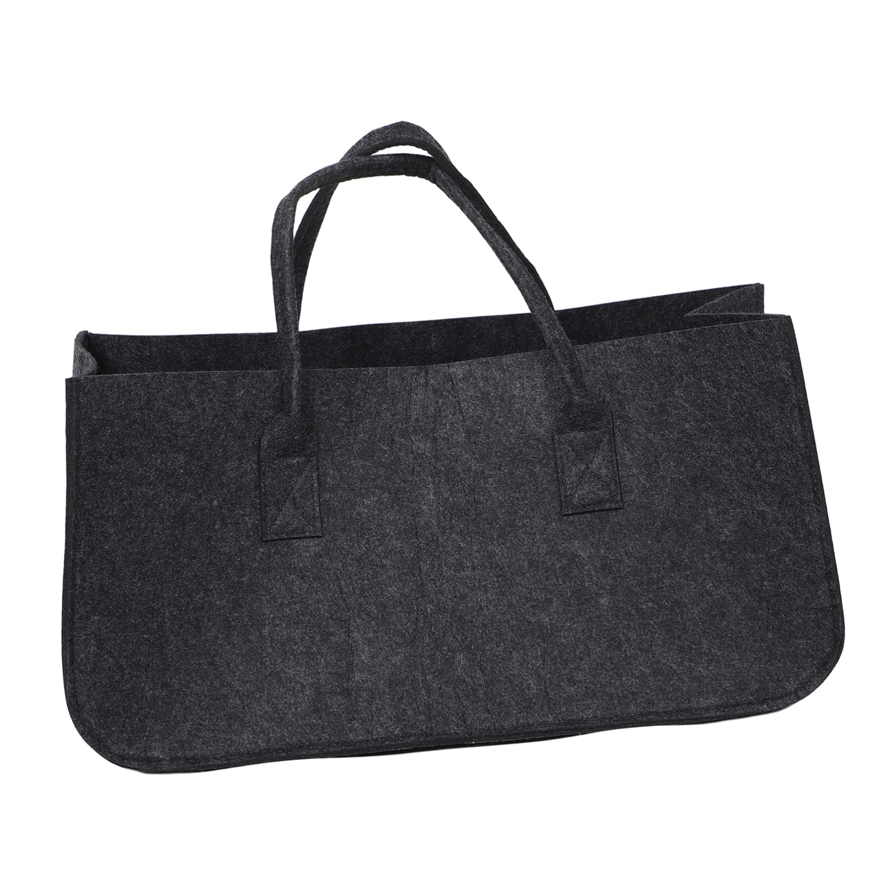 Didiseaon Elegant Felt Tote Bag for Shopping Reusable Handbag Handles Compact Stand up Storage Bin