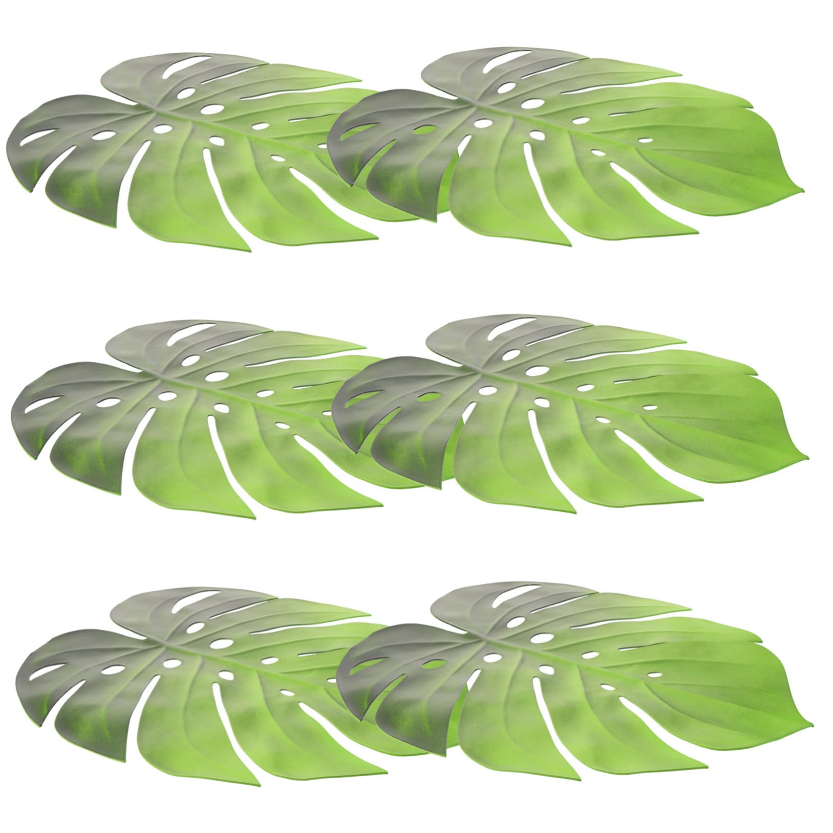 Placemats Monstera Artificielle LABRIMP set de table lot de 6 lavable vert