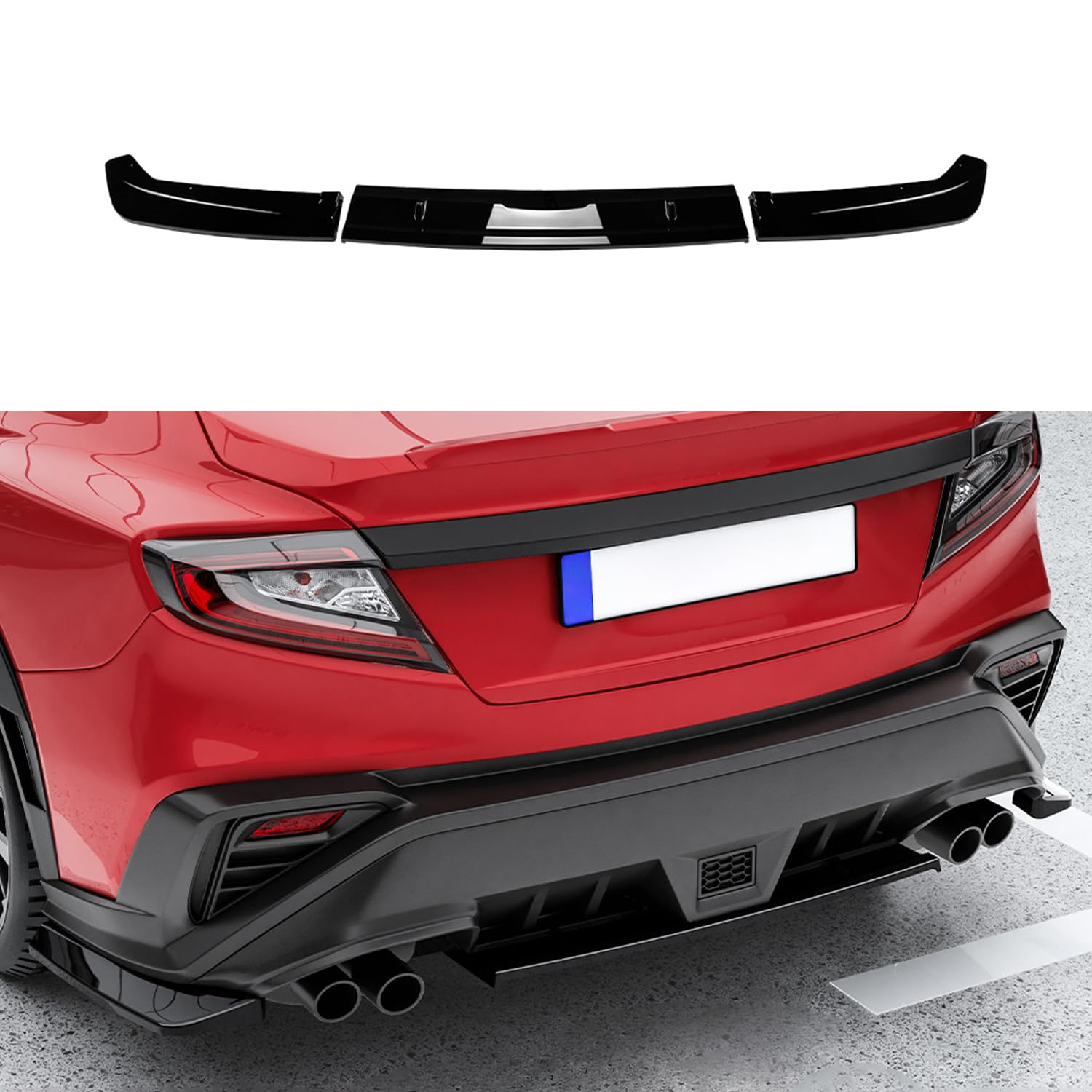 Amazon | BlissBalance スバル WRX S4 VBH 専用 リアパンバー