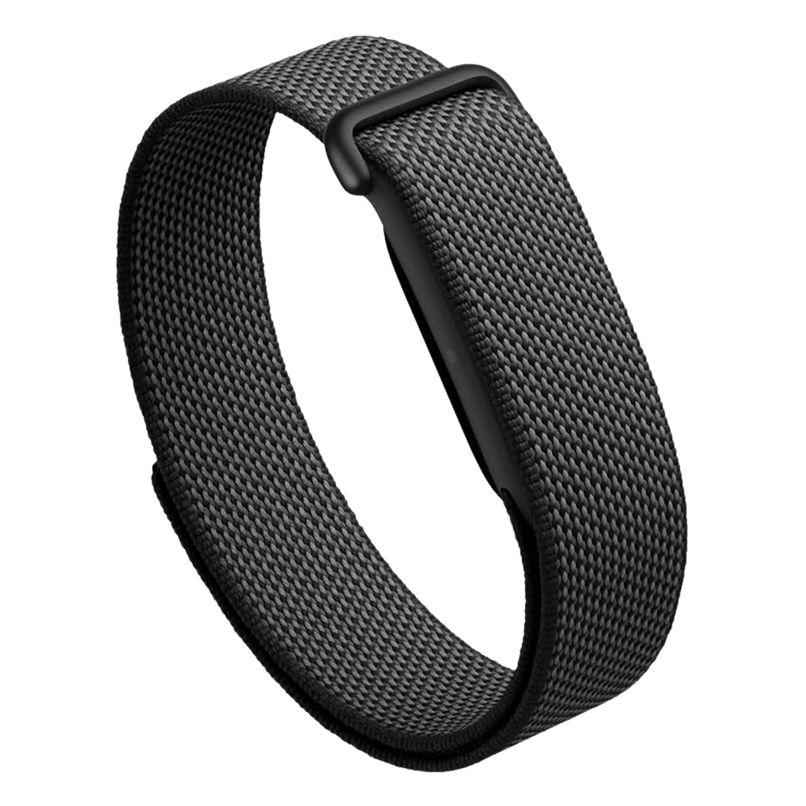 Nylon Band for Google Fitbit Air Adjustable Woven Wristband Breathable Hook and Loops Strap for Fitbit Air Screenless Fitness Tracker (Metal buckle A)