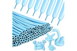 Blue Long 260 Balloons Pack of 100
