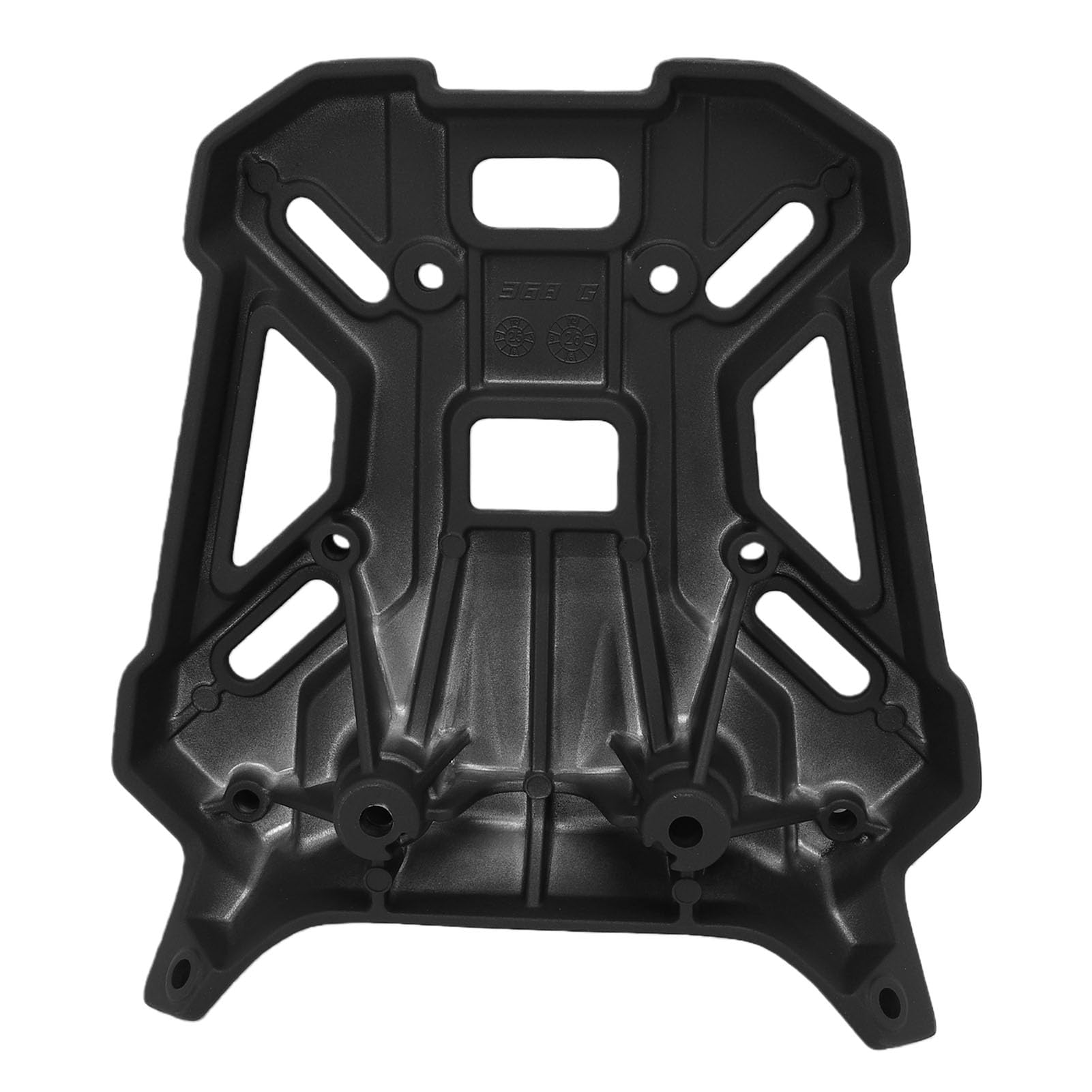 Garsent Bagażnik Tylny Motocykla ze Stopu Aluminium do ZONTES 368G, Uchwyt na Kufer Górny, Wspornik do Schowka na Bagażnik, Czarna Powłoka, łatwa Instalacja