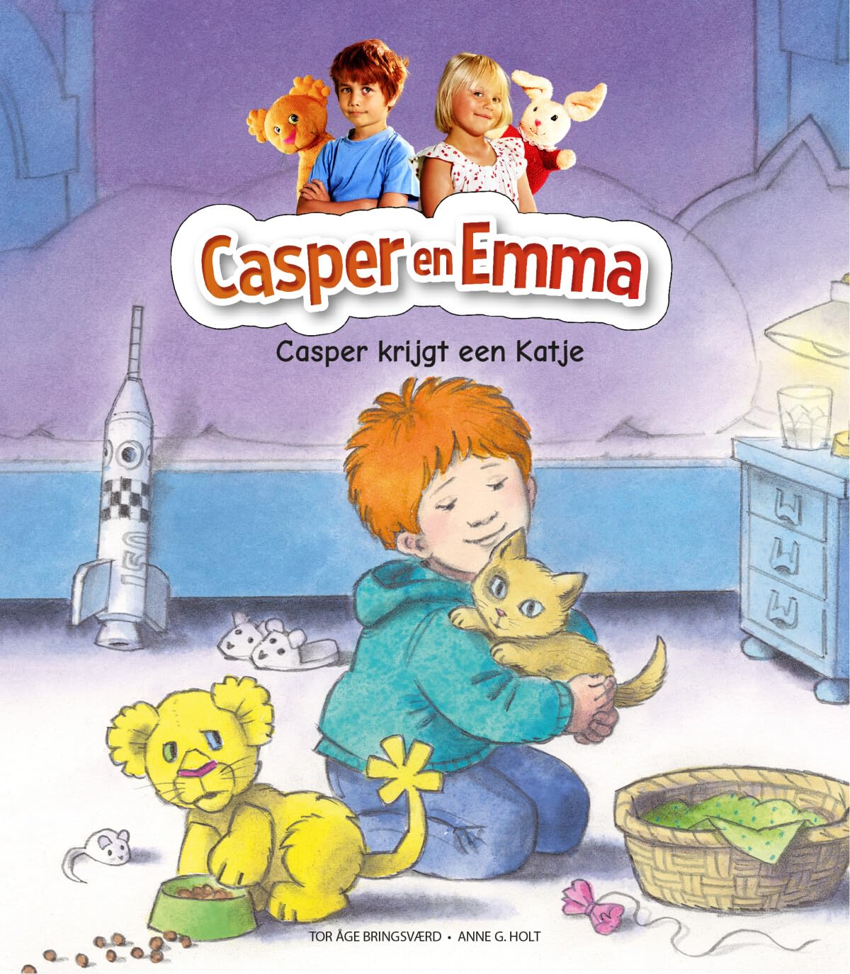 Casper krijgt een katje (Casper en Emma) Hardcover