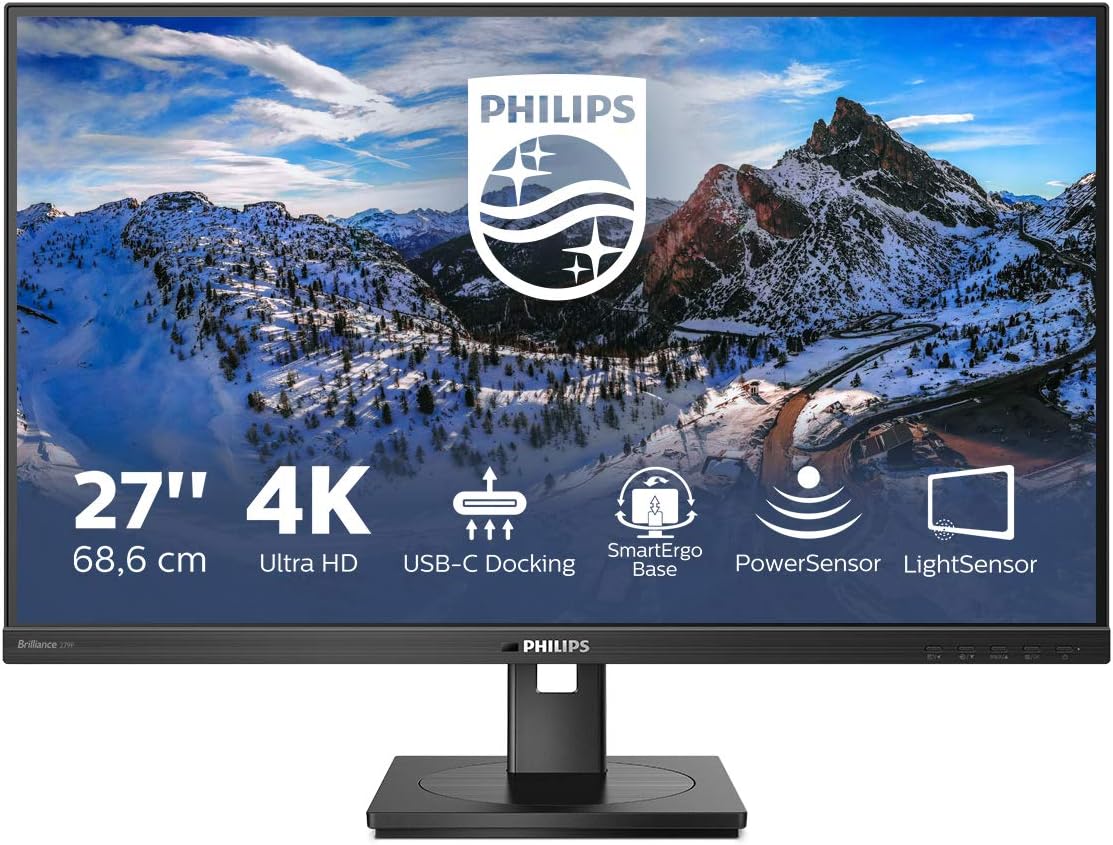 Monitorius MMD-MONITORS amp, DISPLAYS PHILIPS 279P1/00 27inch 3840x2160 IPS Flat H/A USB C DOCKING DISPLAY RJ45x1 network USB HUB SPEAKERS Cx1 DPx1 HDMIx1 Monitorius MMD-MONITORS amp, DISPLAYS PHILIPS 279P1/00 27inch 3840x2160 IPS Flat H/A USB C DOCKING DISPLAY RJ45x1 network USB HUB SPEAKERS Cx1 DPx1 HDMIx1