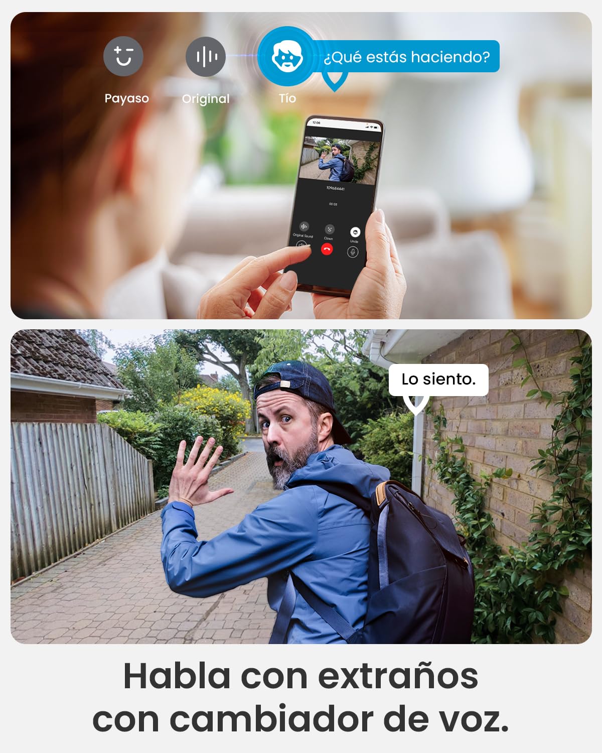 ieGeek 2,5K 5MP timbre inalámbrico exterior impermeable 166° timbre de vídeo con cámara compatible con Alexa, fácil instalación, detección IA, IP65, impermeable, visión nocturna, WiFi 2,4 GHz