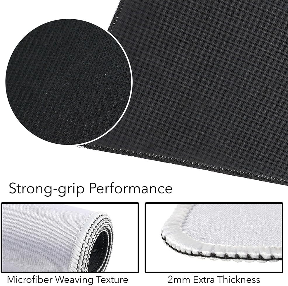 Ohio State University Buckeyes Primary Stripe Large Gaming Mouse Pad Desk Mat with Stitched Edges, Non-Slip Base for Gamer, Home and Office, 31.5 x 15.7 - Image 5