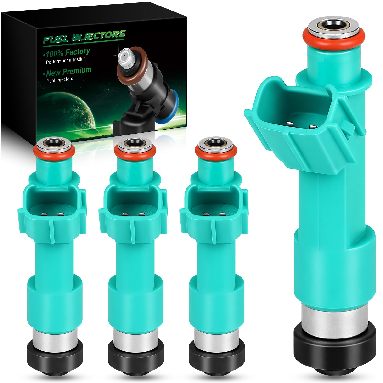 SZKAIDAG Fuel Injectors 2.4L L4 23250-28080 Fits for:-Toyota 2004-2009 Camry, 2006 2007 Highlander, Solara, Corolla, Matrix, for:-Scion tc, xB 2005-