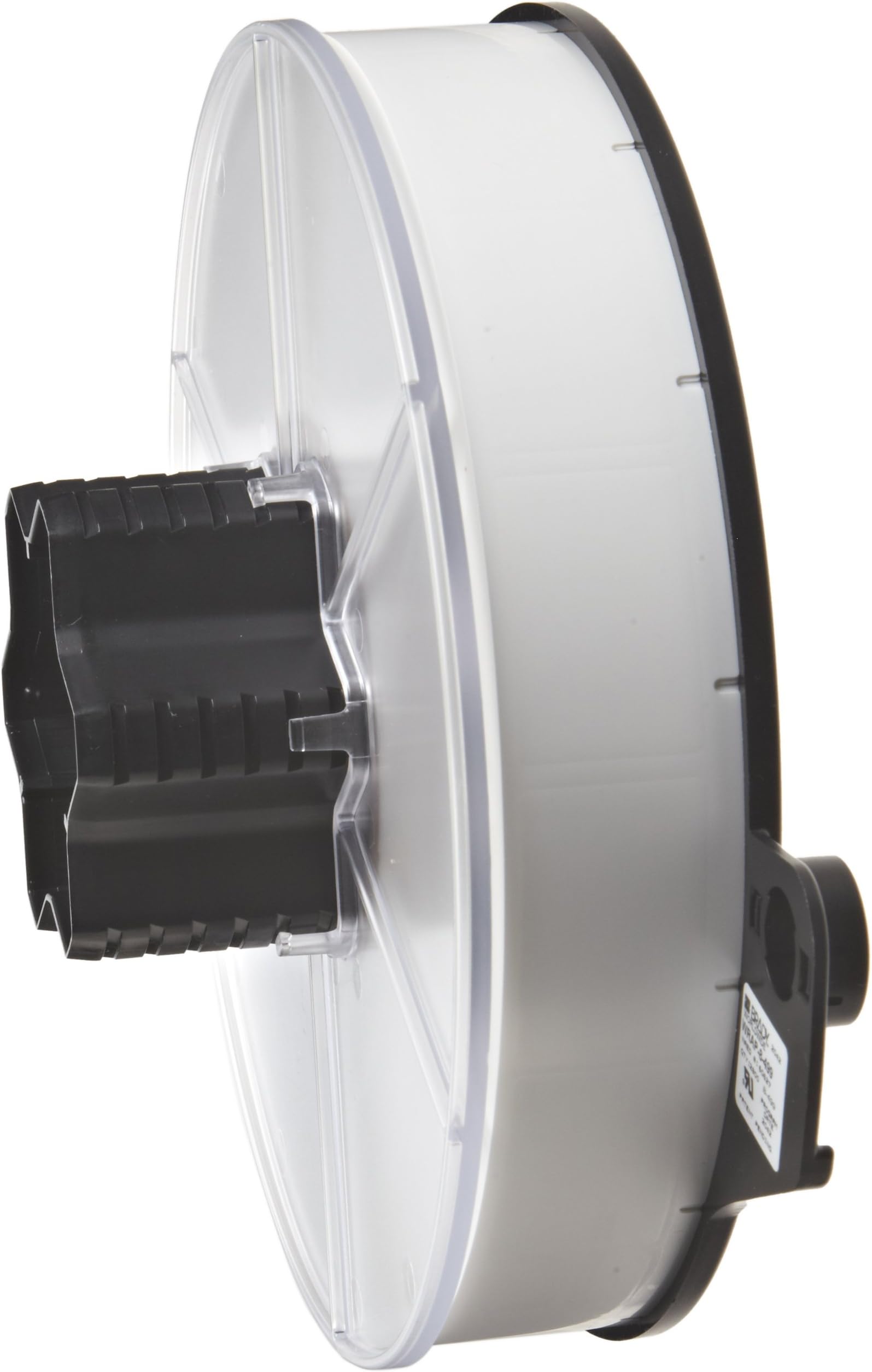 WRAP-8-499 1" Width x 1.5" Height, B-499 Nylon Cloth, Matte Finish White Wraptor Label (2800 per Roll)