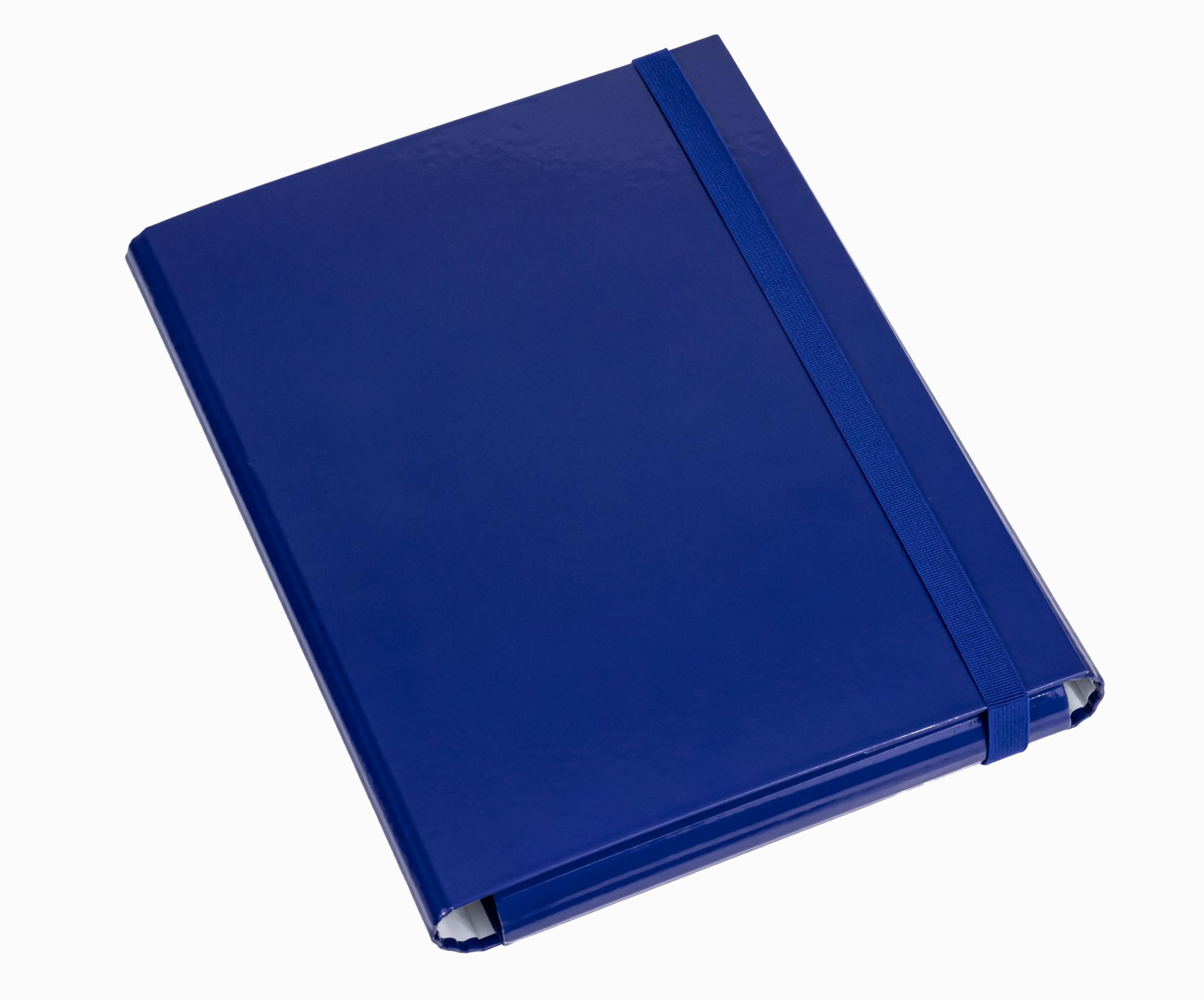 Interdruk A4+ Expanding File Folder Box Rigid - Dark Blue, 24 x 31 cm