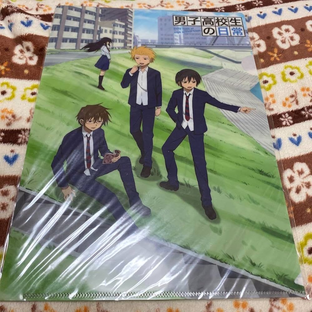 男子高校生の日常　アニメクリアファイル Amazon.co.jp: 男子高校生の日常 アニメクリアファイル タダクニ