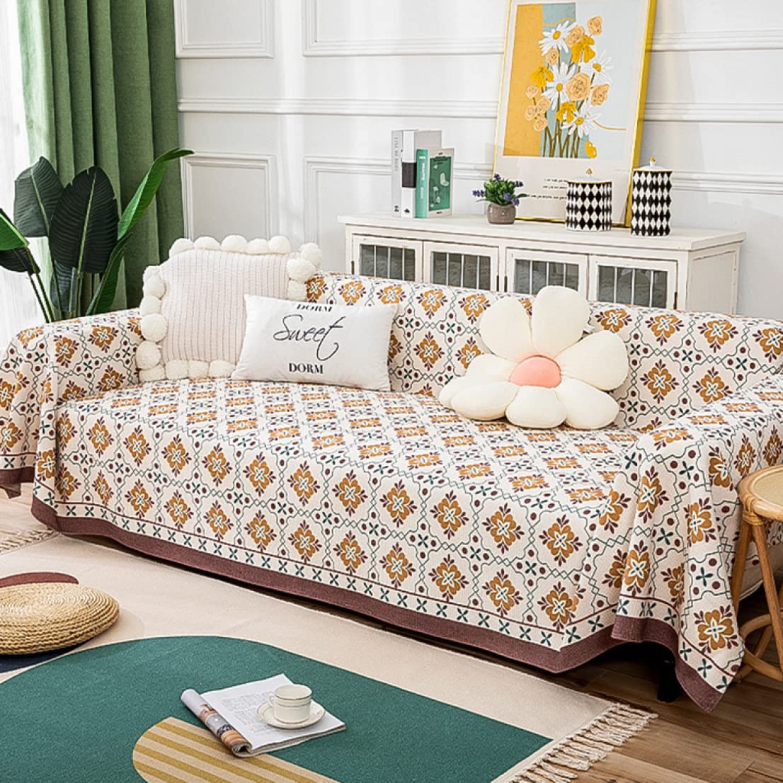 Amazon｜DB3NK マルチカバー約130×180cm ソファーカバーキルト 水洗い