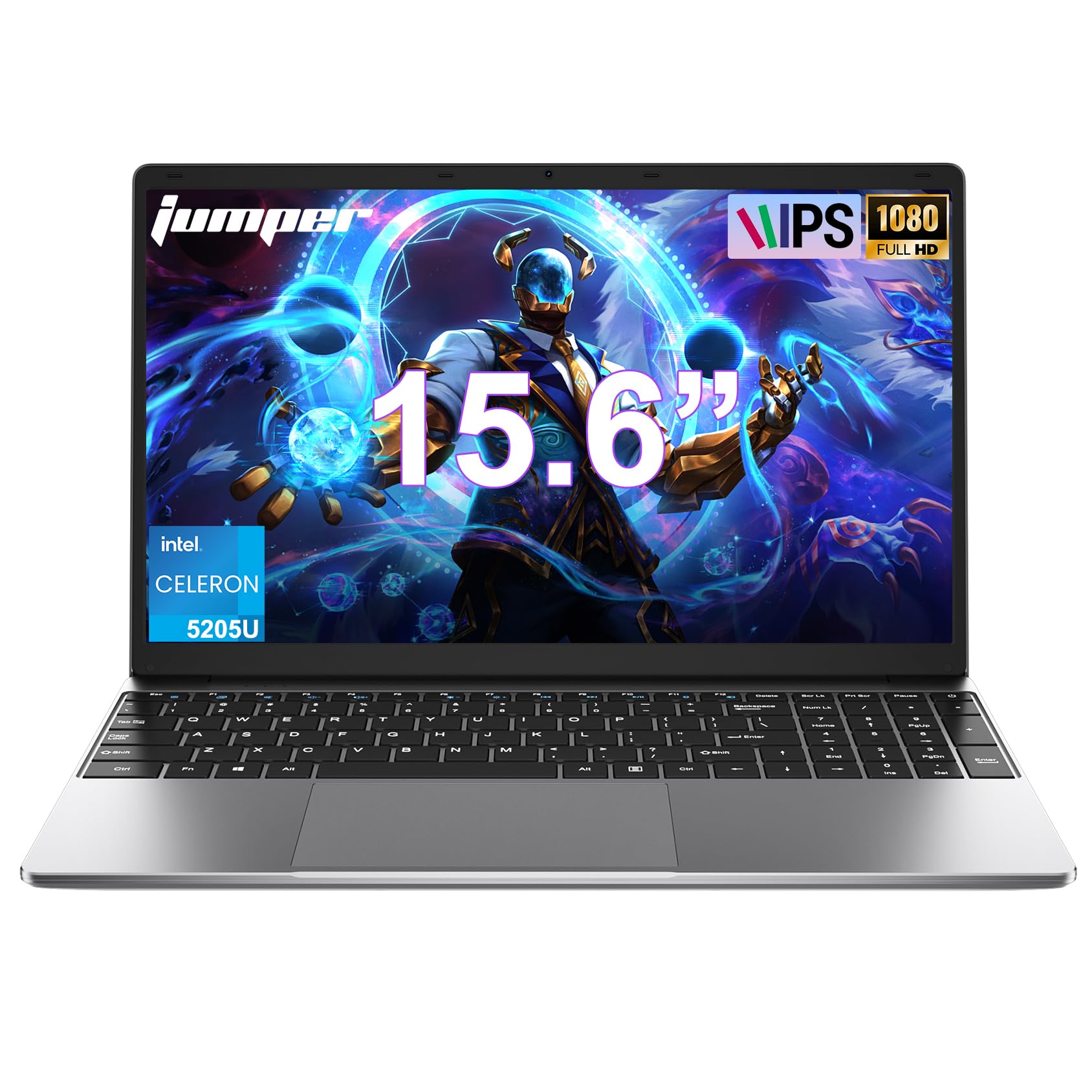 jumper 15.6" FHD Laptop, 12GB RAM 256GB Storage Expandable to 512GB