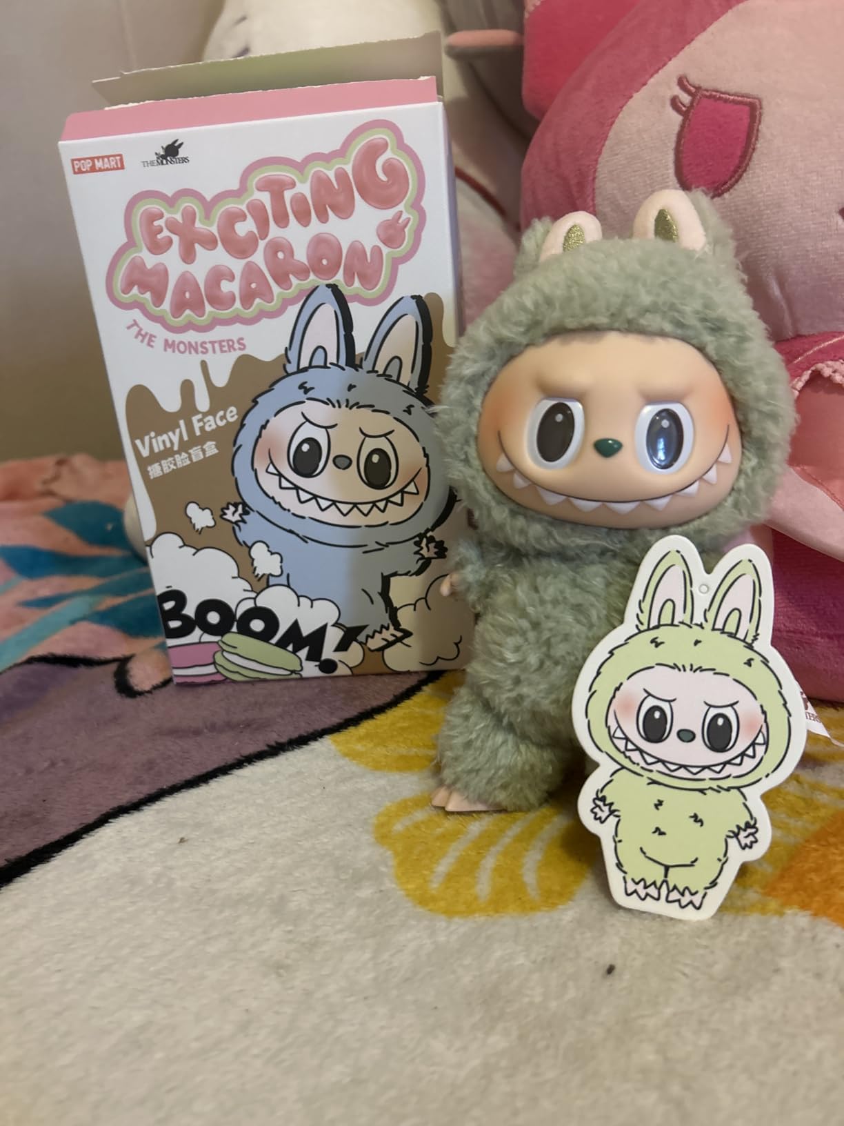 ぬいぐるみ THE MONSTERS Labubu Macaron Sesame Bean Sesame Bean(Opened Box)- Labubu THE MONSTERS - Exciting