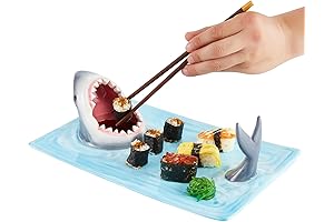 Creative Shark Ceramic Sushi Plate for Seafood Lovers