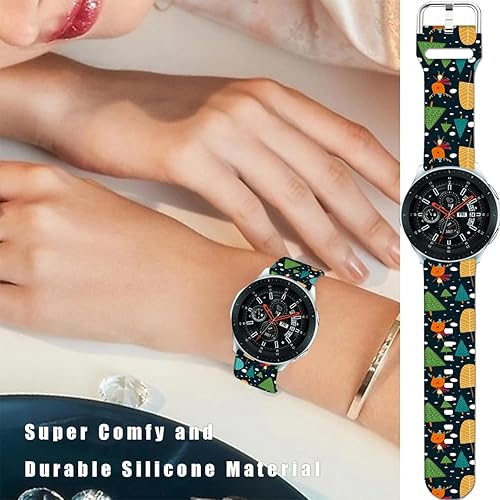 Miniatura 4 de Correas de reloj de dibujos animados compatibles con Samsung Galaxy Watch 1.811 inGalaxy Watch 3 1.772 inSamsung Gear S3 FrontierClassic Strap,