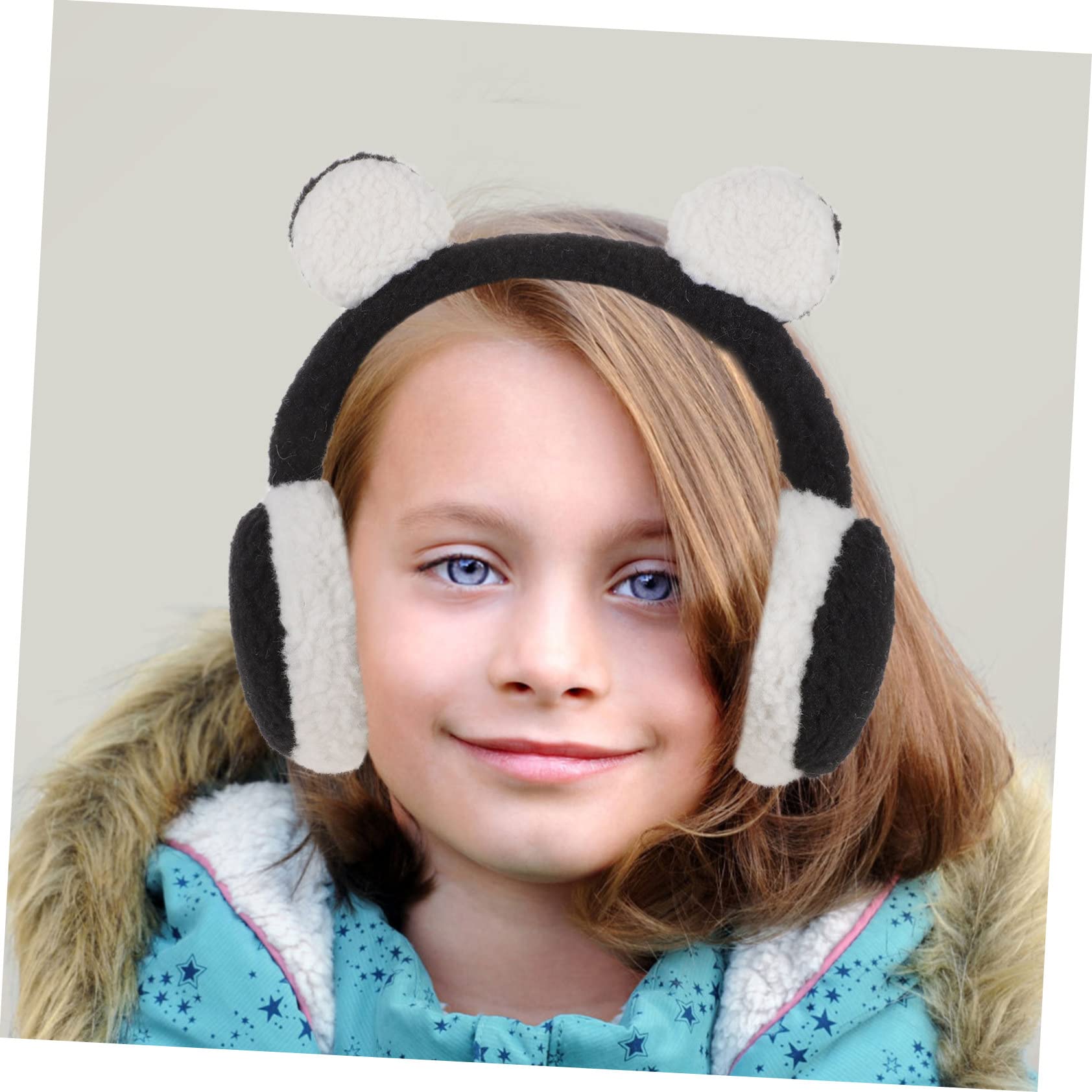 4pezzi Coperte Per Orecchie Peluche Scaldafore Orecchie Per Accessorio Alla Moda Per Inverno Comfort e Protezione Dal Freddo