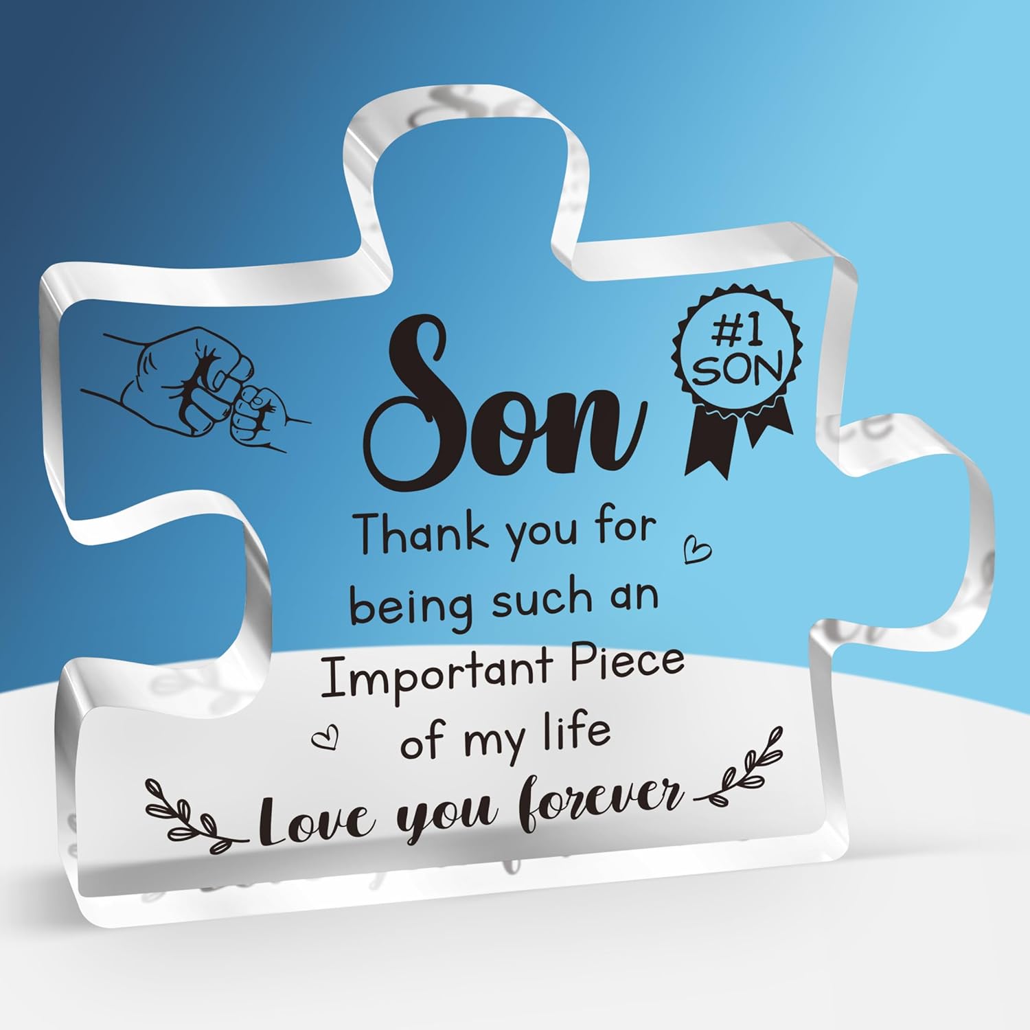 Son Gifts Son Gifts from Mum Plaques, Touching Words Engraved