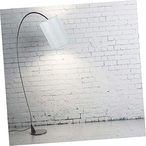 Miniatura 8 de Pantalla de techo de lino natural, cubierta redonda de tela para lámpara de candelabros, pantalla de repuesto para lámpara de mesita de noche, luces