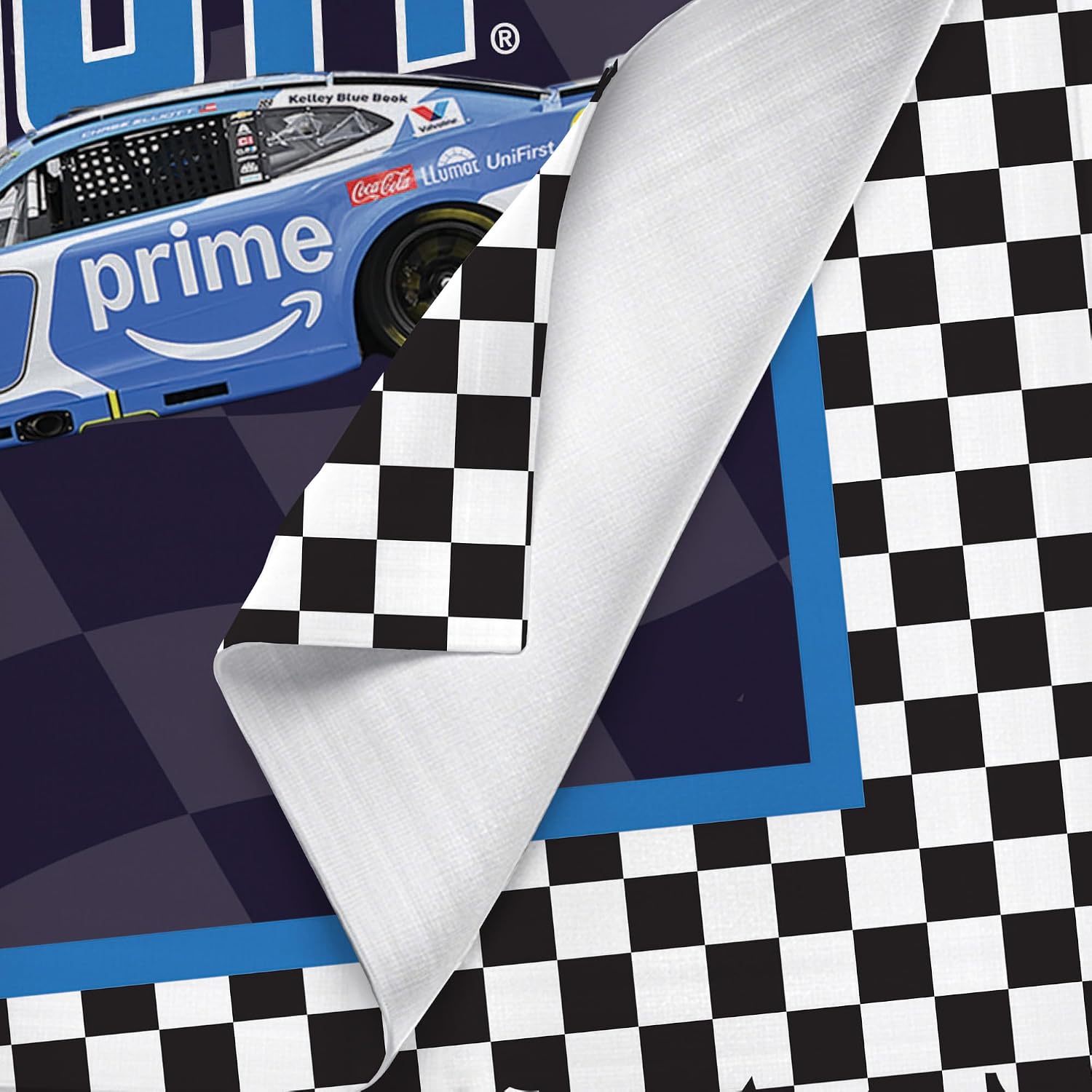 Northwest NASCAR Bandana, Officially Licensed Racing Fan Headwear Scarf, Lightweight Square Neck Wrap, 21 x 21 inches