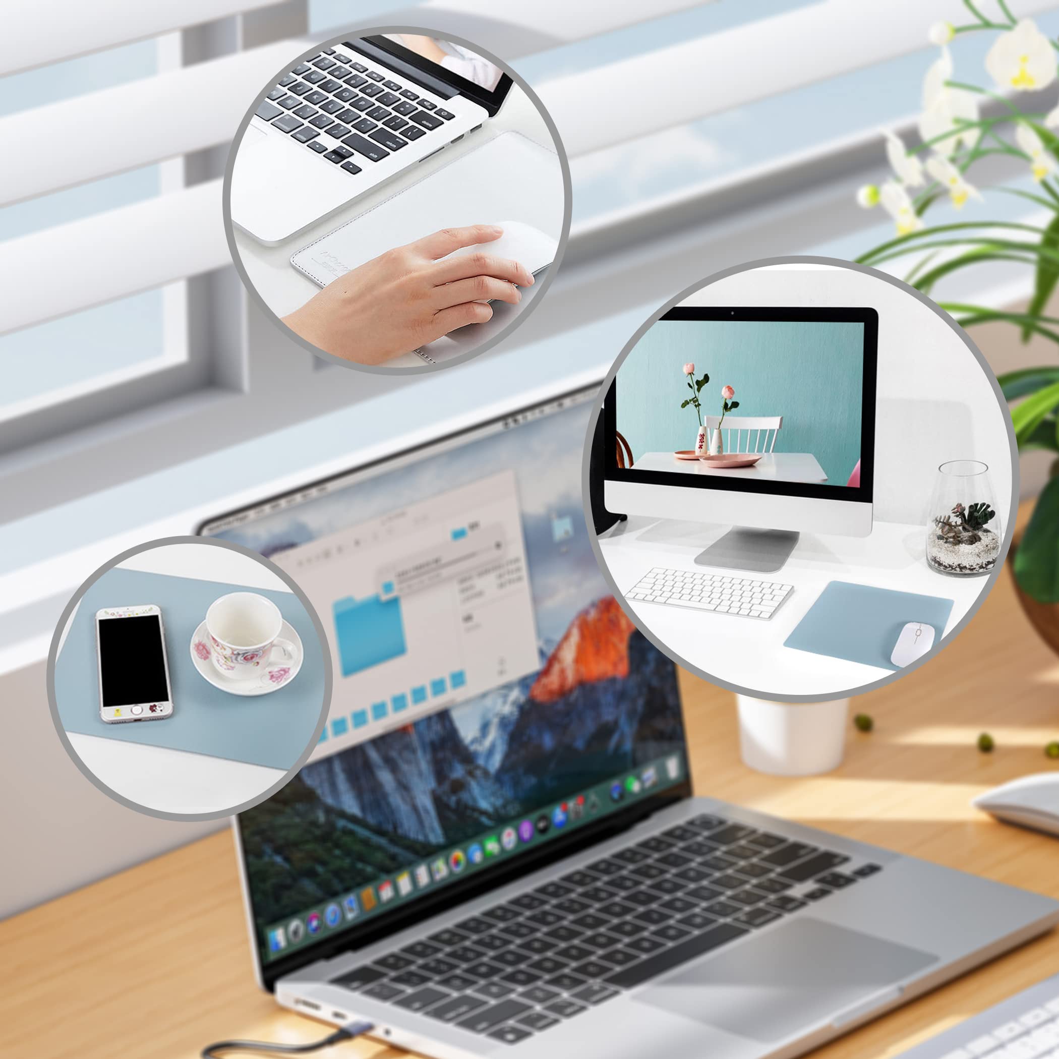RTRTGS 2 Pezzi Tappetino per PU Mouse Confortevole | FindTheDeal
