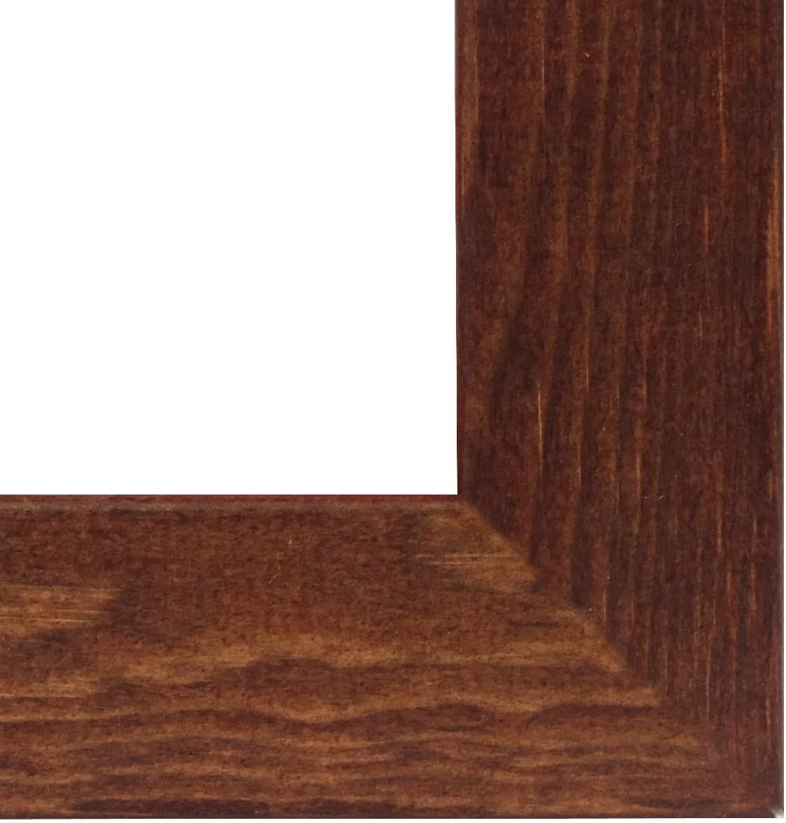 Inov8 British Made Real Wood Picture/Photo Frame 12x10" Dual-Aperature (30x25cm) - Kayla 30mm Dark Oak
